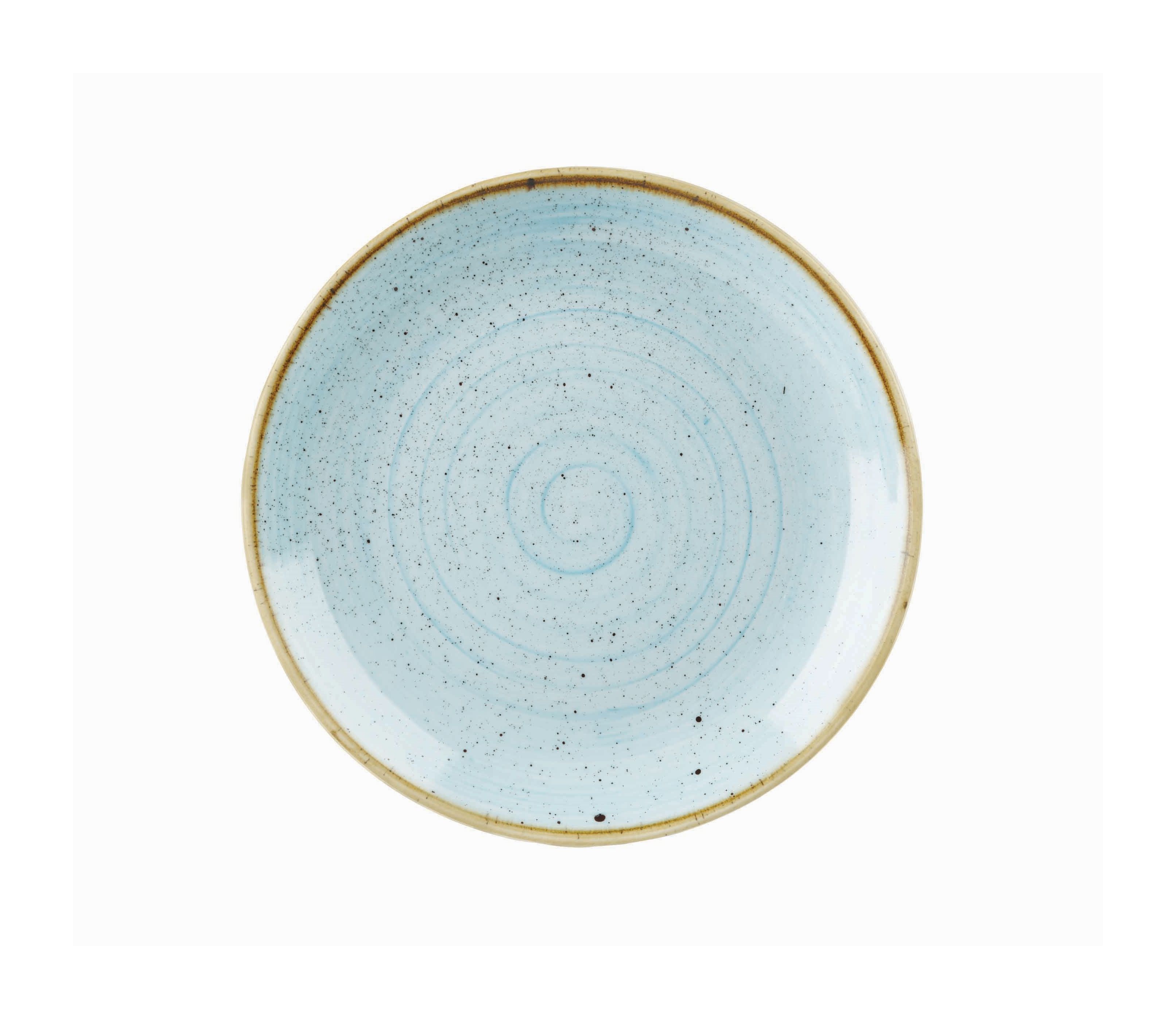 32295gPIwamHKhnXqR Teller flach coup 32,4cm STONECAST duck egg blue
