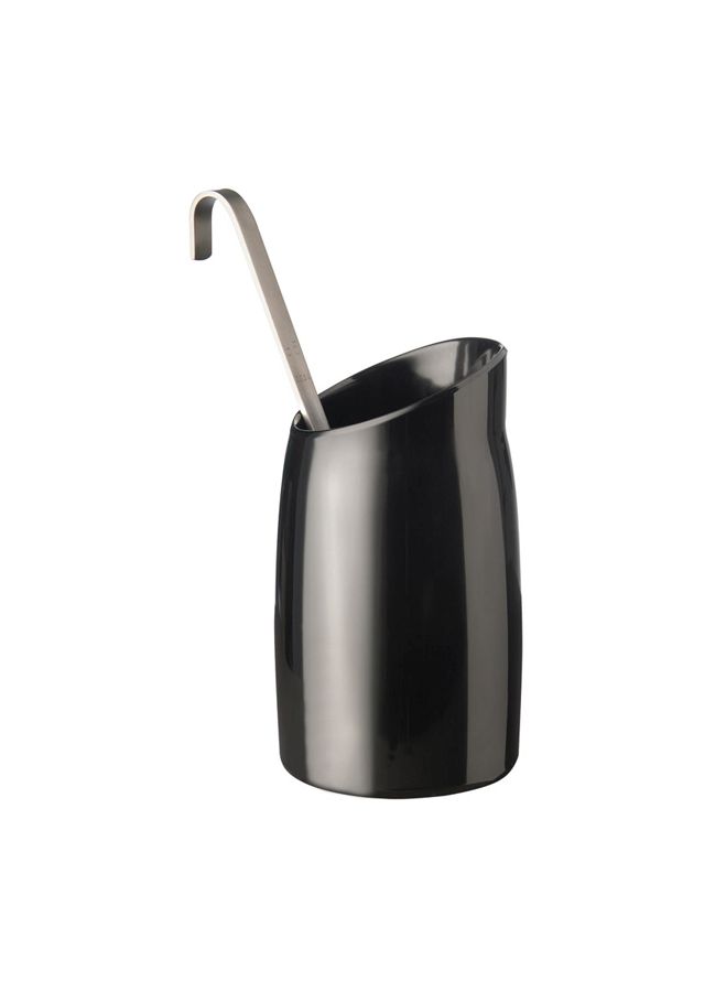 87024 Dressingtopf CASUAL 1,0l D:12cm H:21,5cm, Melamin schwarz