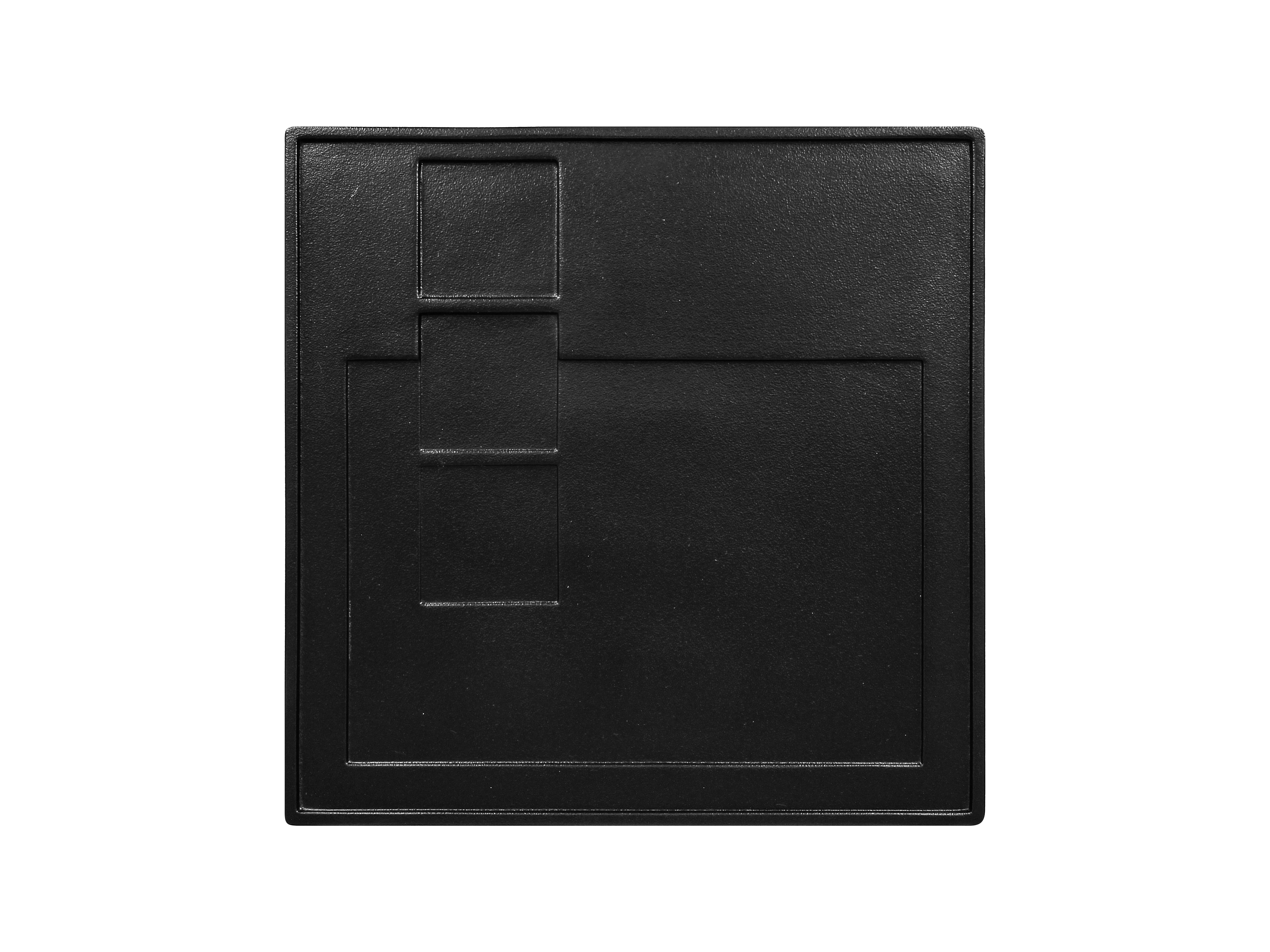 Platte quadratisch Kemuri 30x30cm EPIC SENSATION schwarz