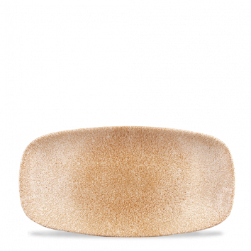 144720 Platte eckig 29,8x15,3cm RAKU garnet orange