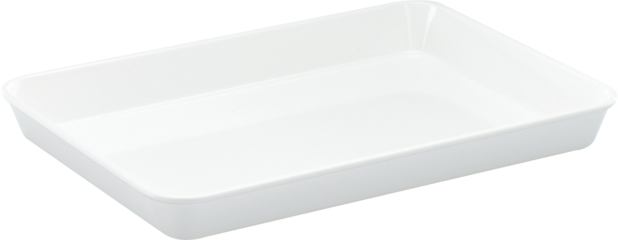 60212 Becken 35cm x 24cm x 4cm Melamin weiß