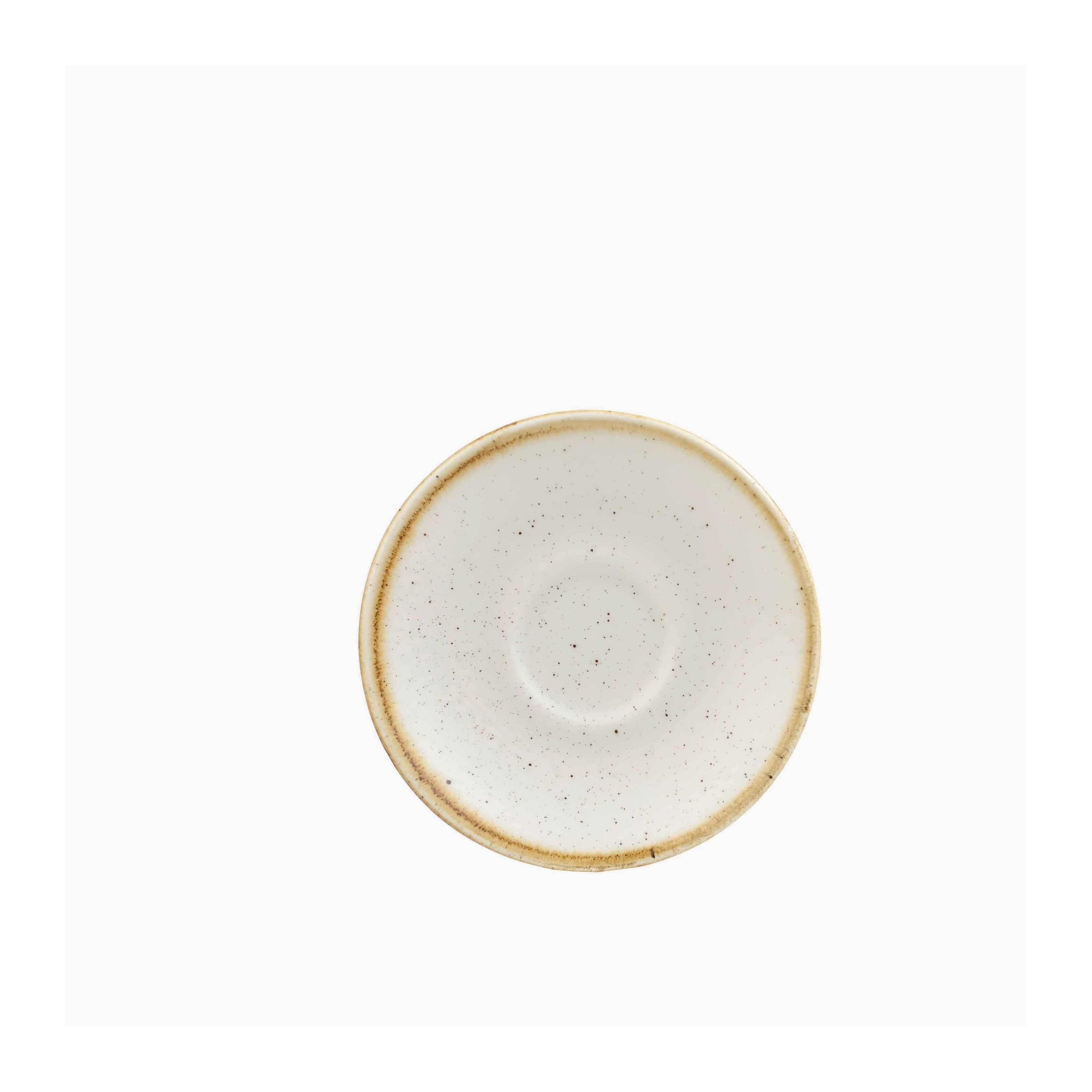 20713 Espresso Untertasse 12cm STONECAST barley white