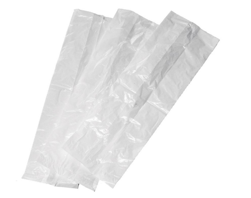 07420 30 Stück Hygienebeutel HDPE 24x8x6cm weiß