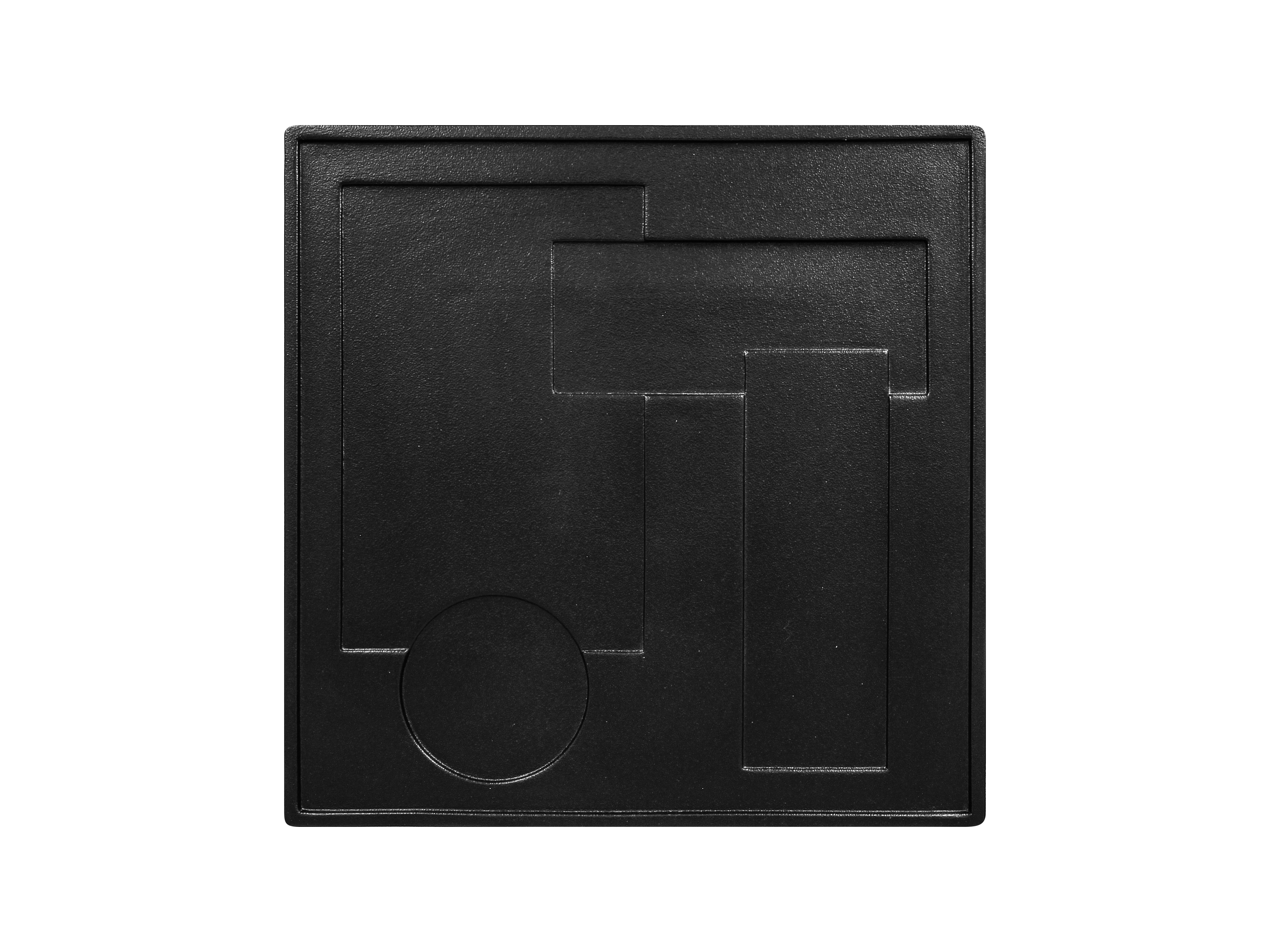 Platte quadratisch Kudamono 30x30cm EPIC SENSATION schwarz