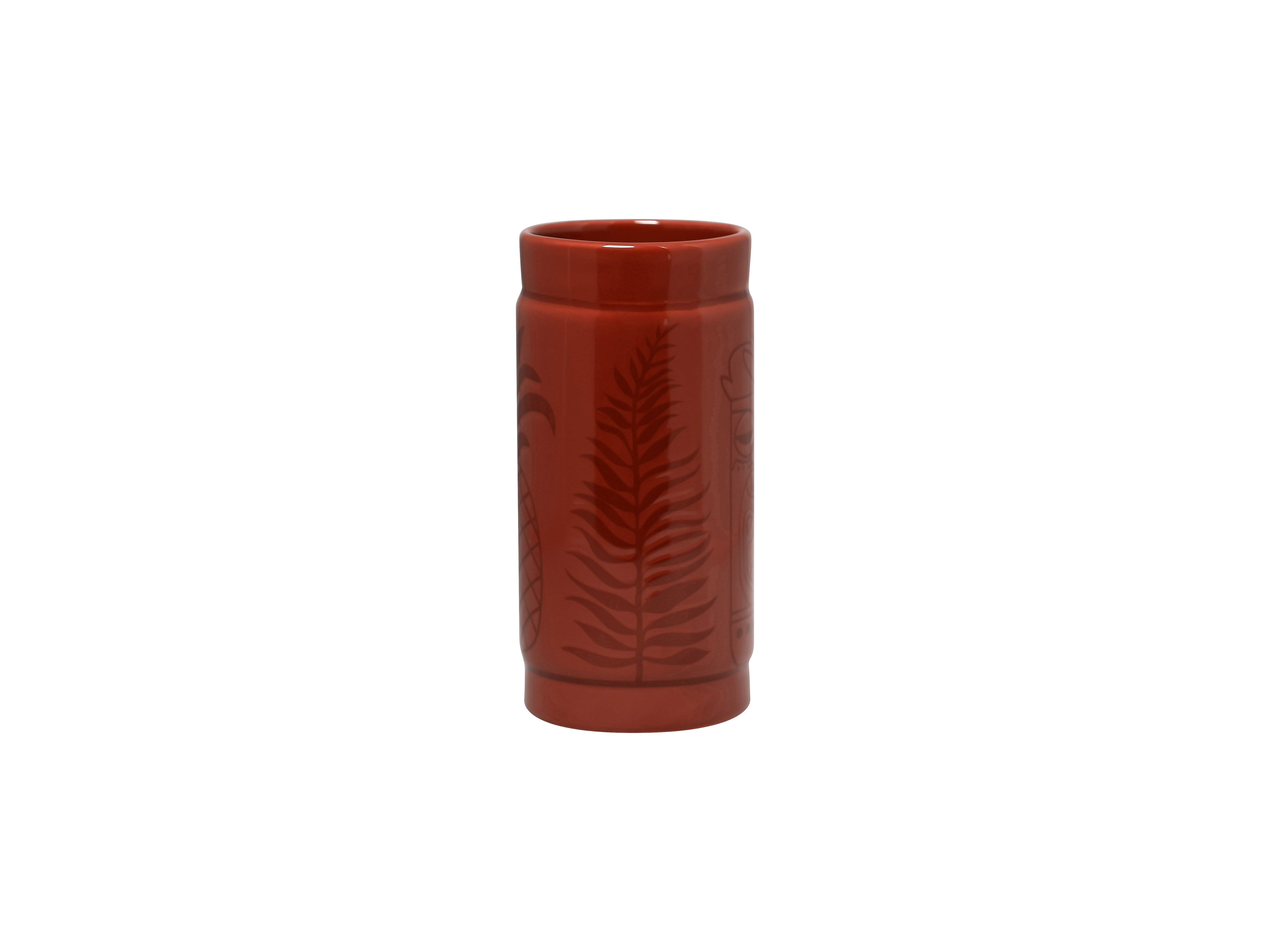 Tiki Becher 7cm / 0,40l AZTEK red