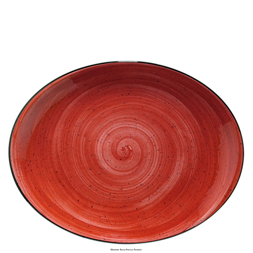 144100 Platte oval 31 x 24cm AURA PASSION MOOVE
