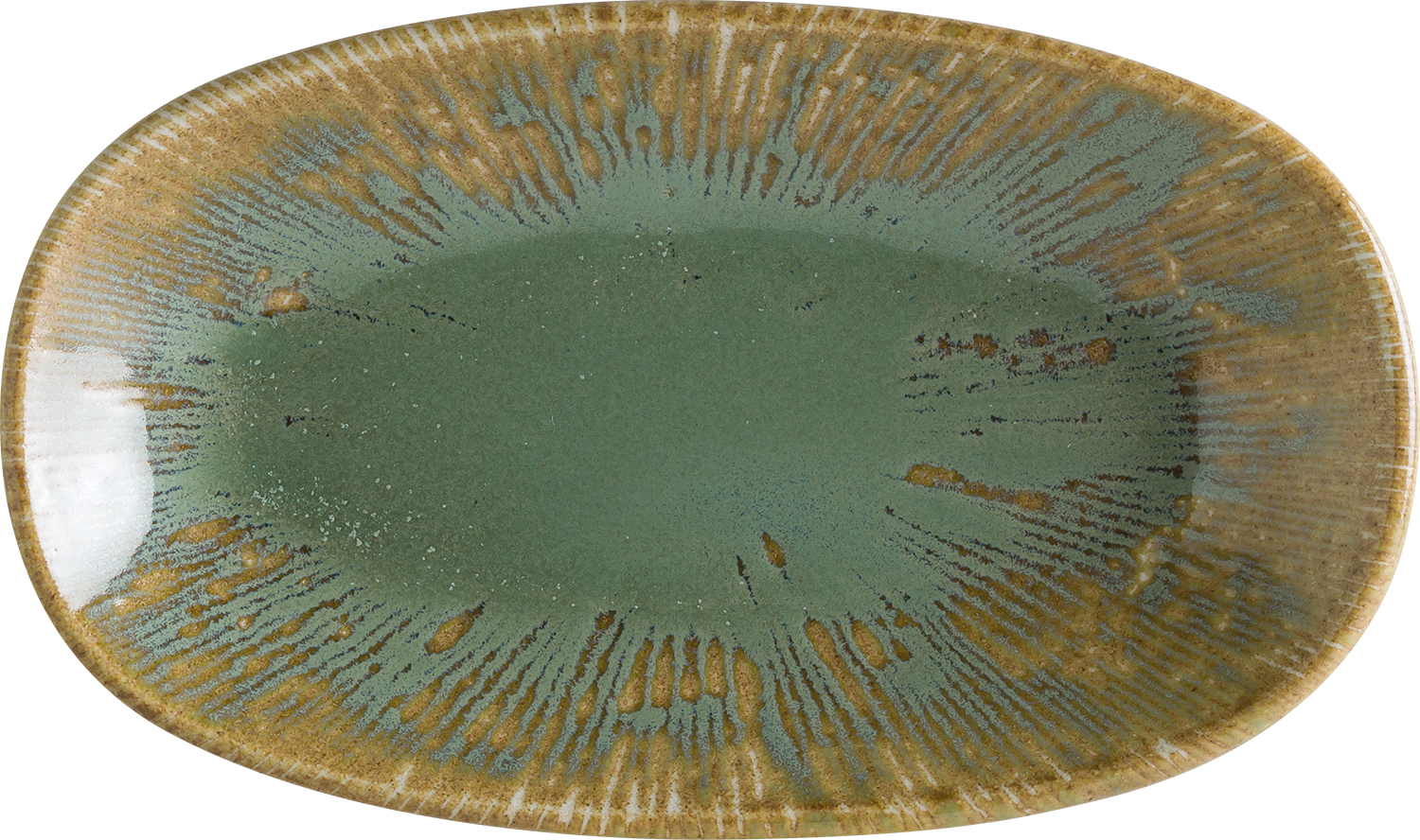 Platte oval 19x11cm SNELL SAGE