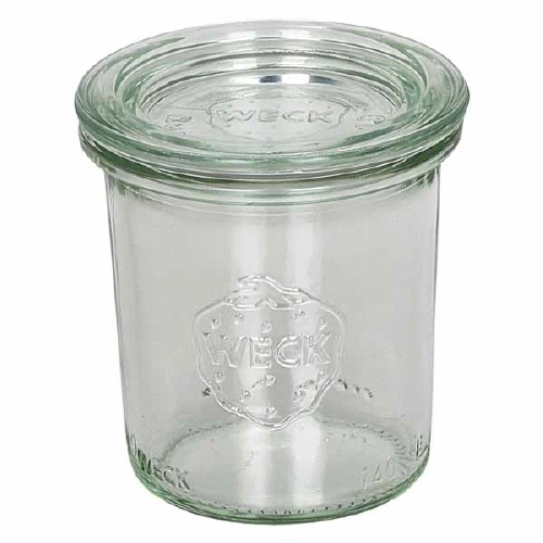 35896 Einweckglas 140ml mit Deckel Mini-Sturz