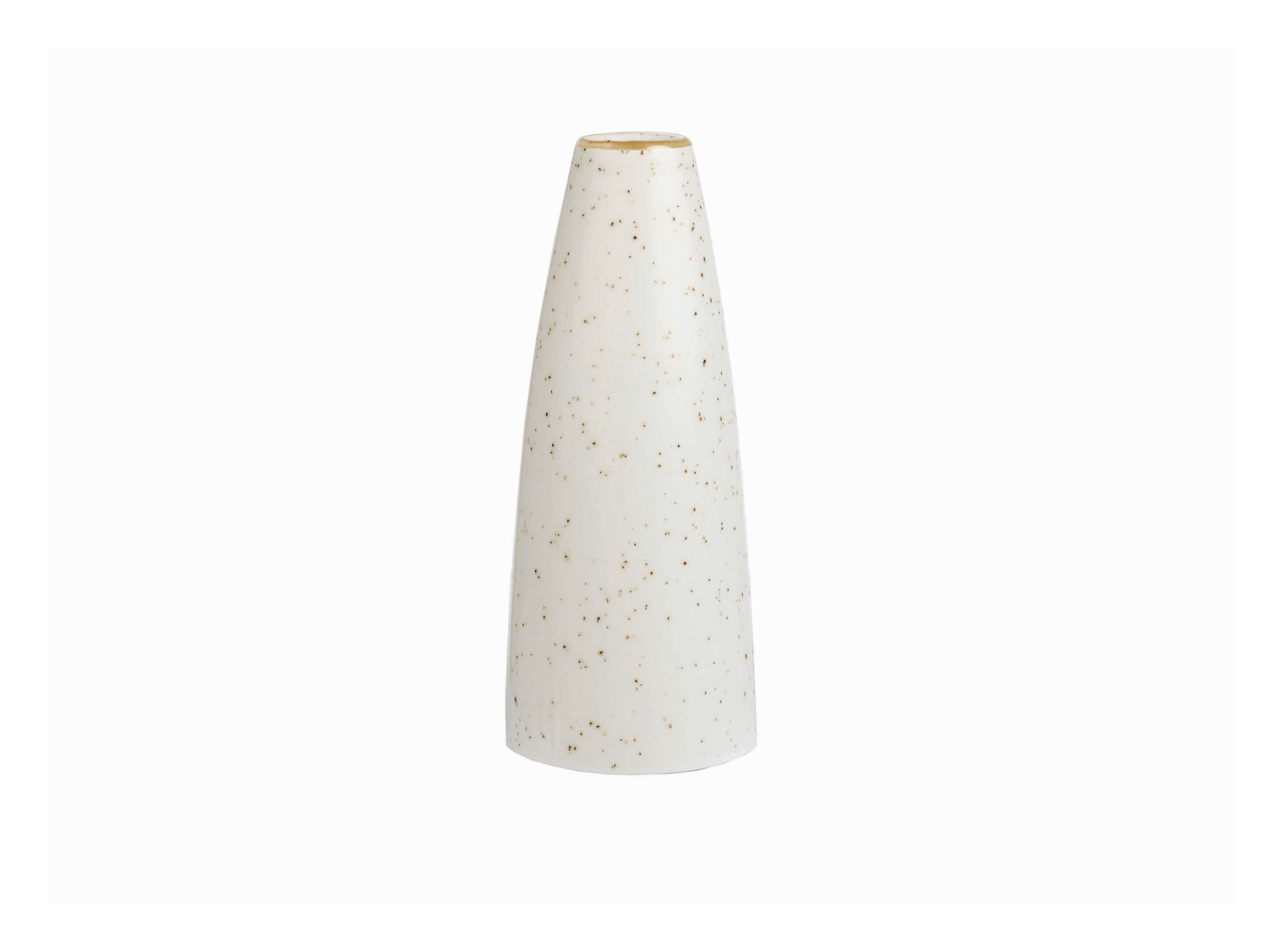 123040 Vase 13cm STONECAST barley white