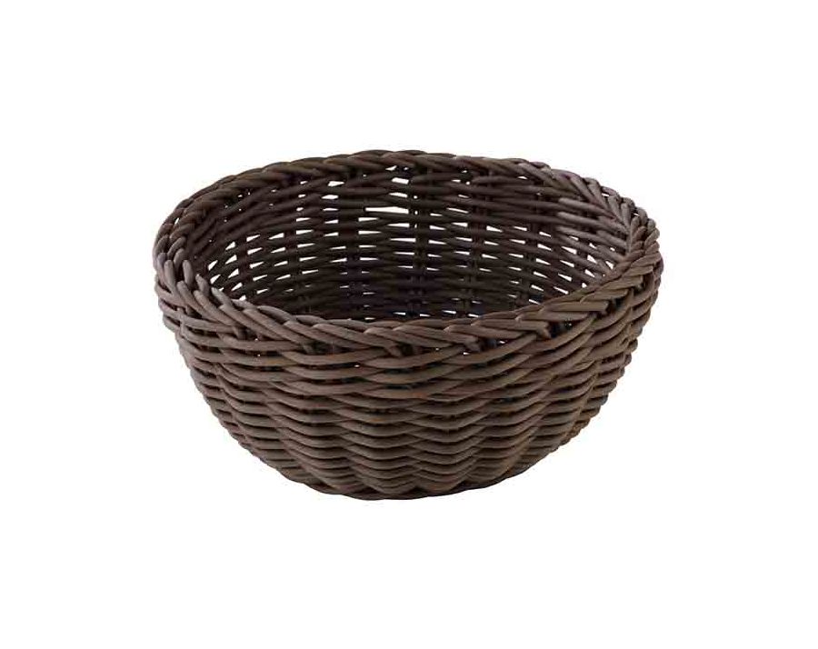 126670 Korb rund D:20cm H:8cm PROFI LINE braun