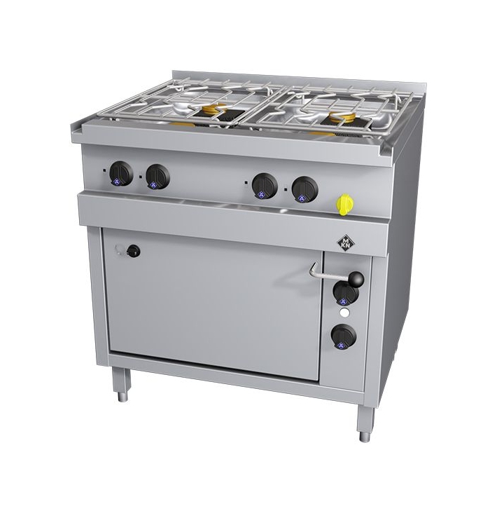 148060 Gas-Herd 4-flammig OPTIMA 700 mit E-Backofen