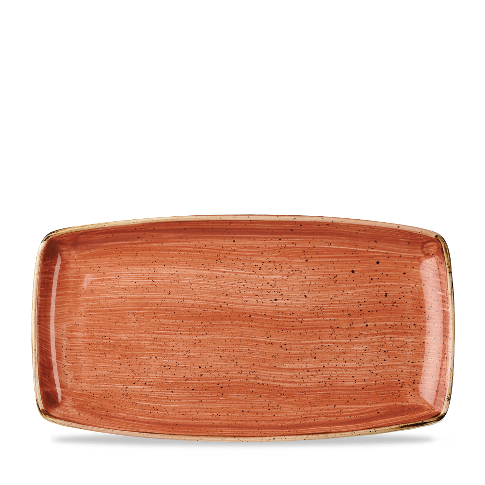 20755 Platte eckig 35x18,5cm STONECAST spiced orange