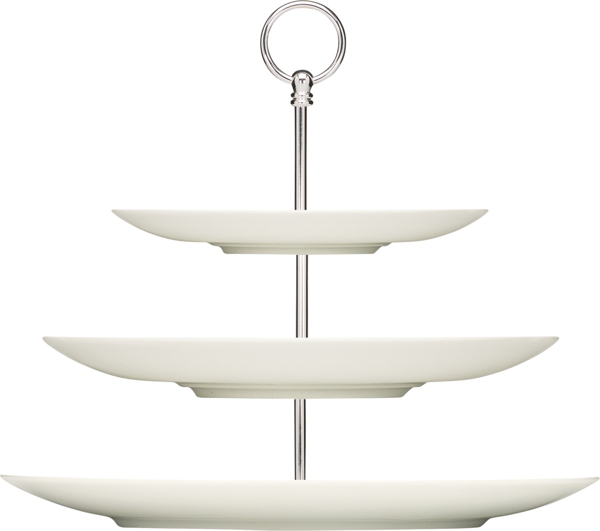 Etagere Teller flach coup 3-fach PURITY COUP