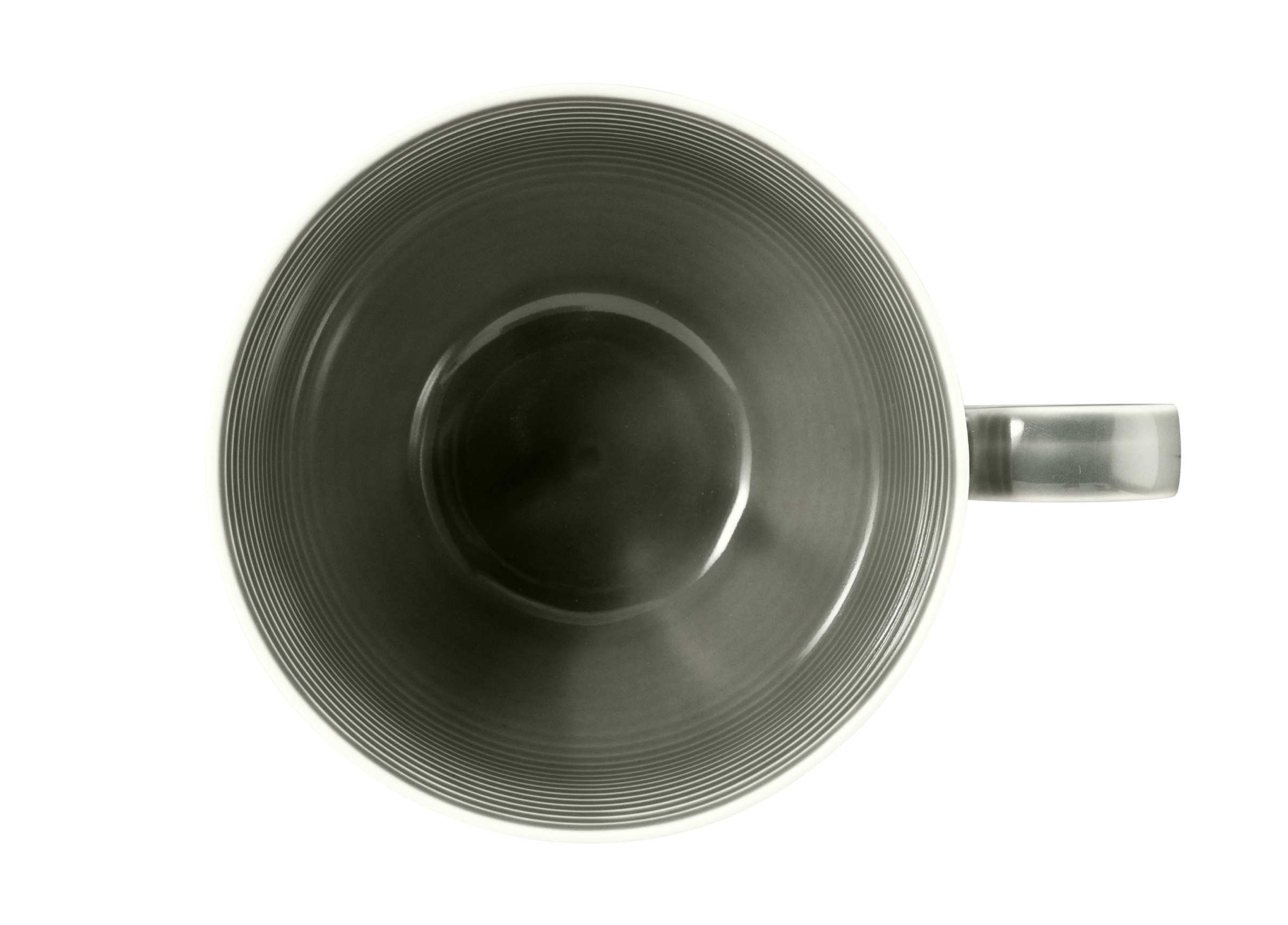 Milchkaffeetasse rund mit Relief 0,35l mit Relief BEAT perlgrau Milchkaffeetasse rund mit Relief 0,35l mit Relief BEAT perlgrau