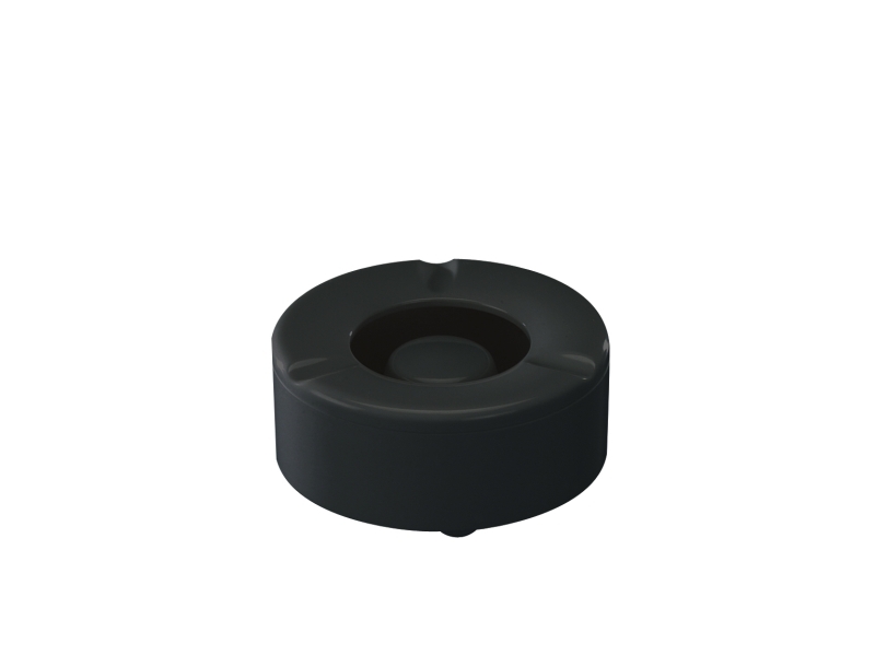 91168 Windaschenbecher D: 10cm stapelbar 2-teilig schwarz