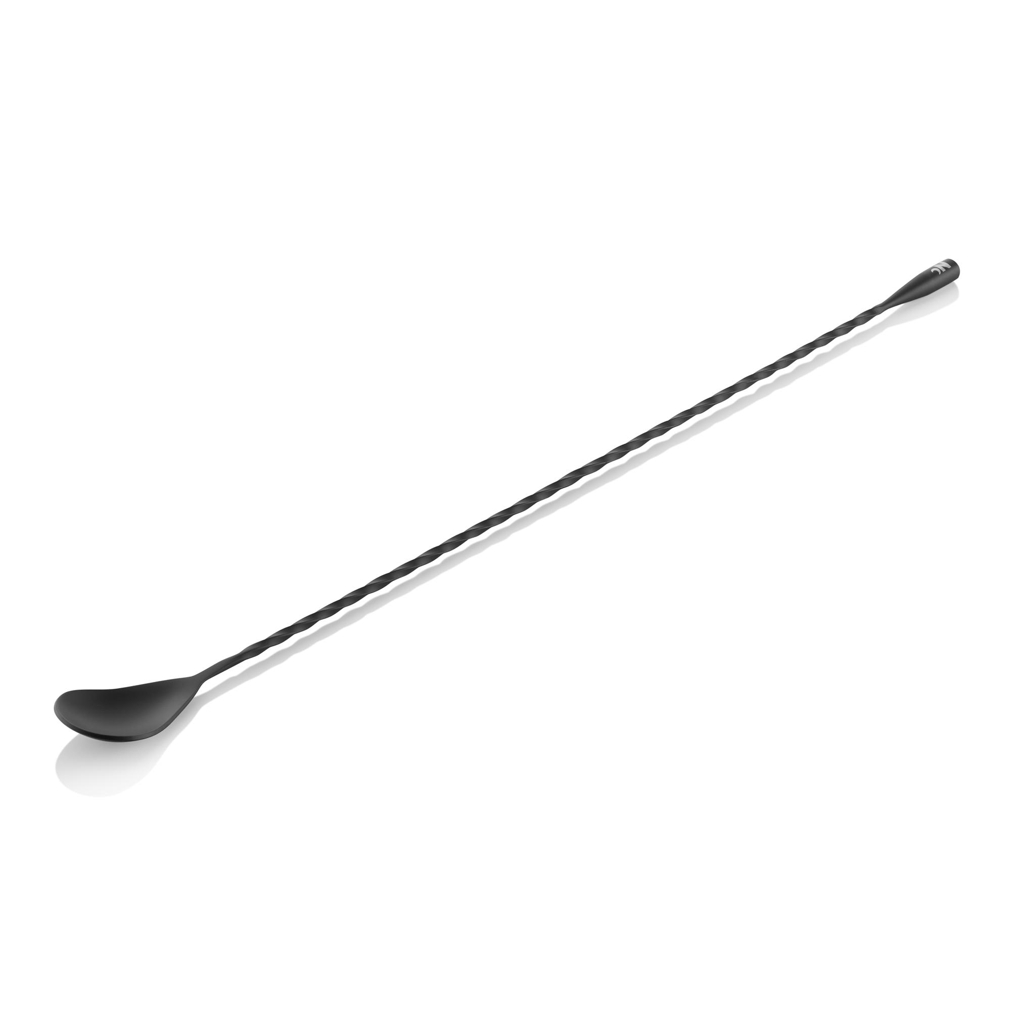 Barlöffel Twisted Classic 40cm NOCTURN 18/8 schwarz matt