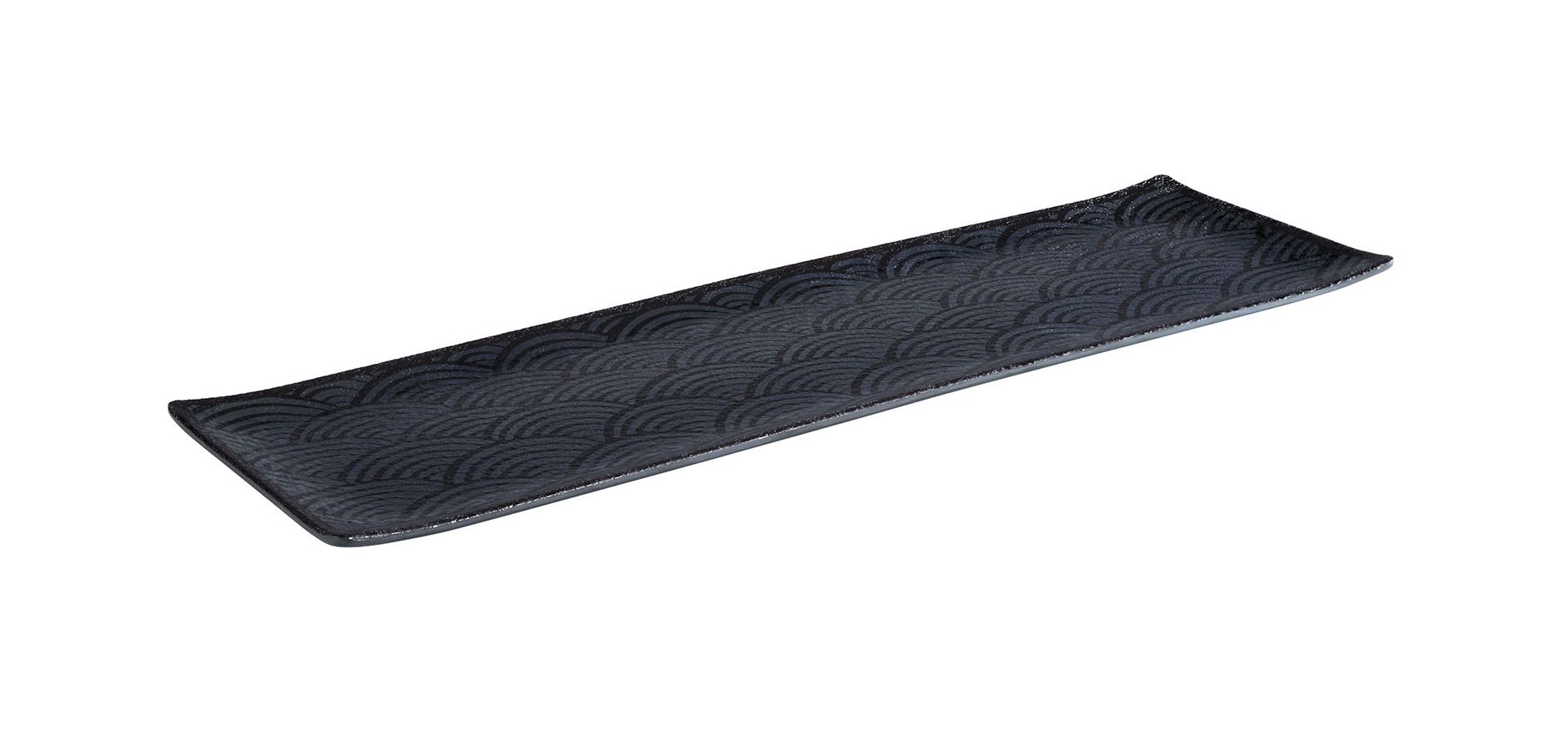 140724 GN 2/4 Tablett DARK WAVE 53 x 16,2 cm, H: 2 cm