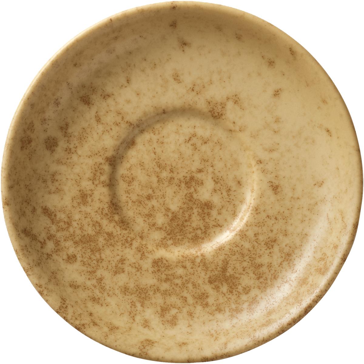 Kaffeeuntertasse rund 14cm SANDSTONE DARK YELLOW