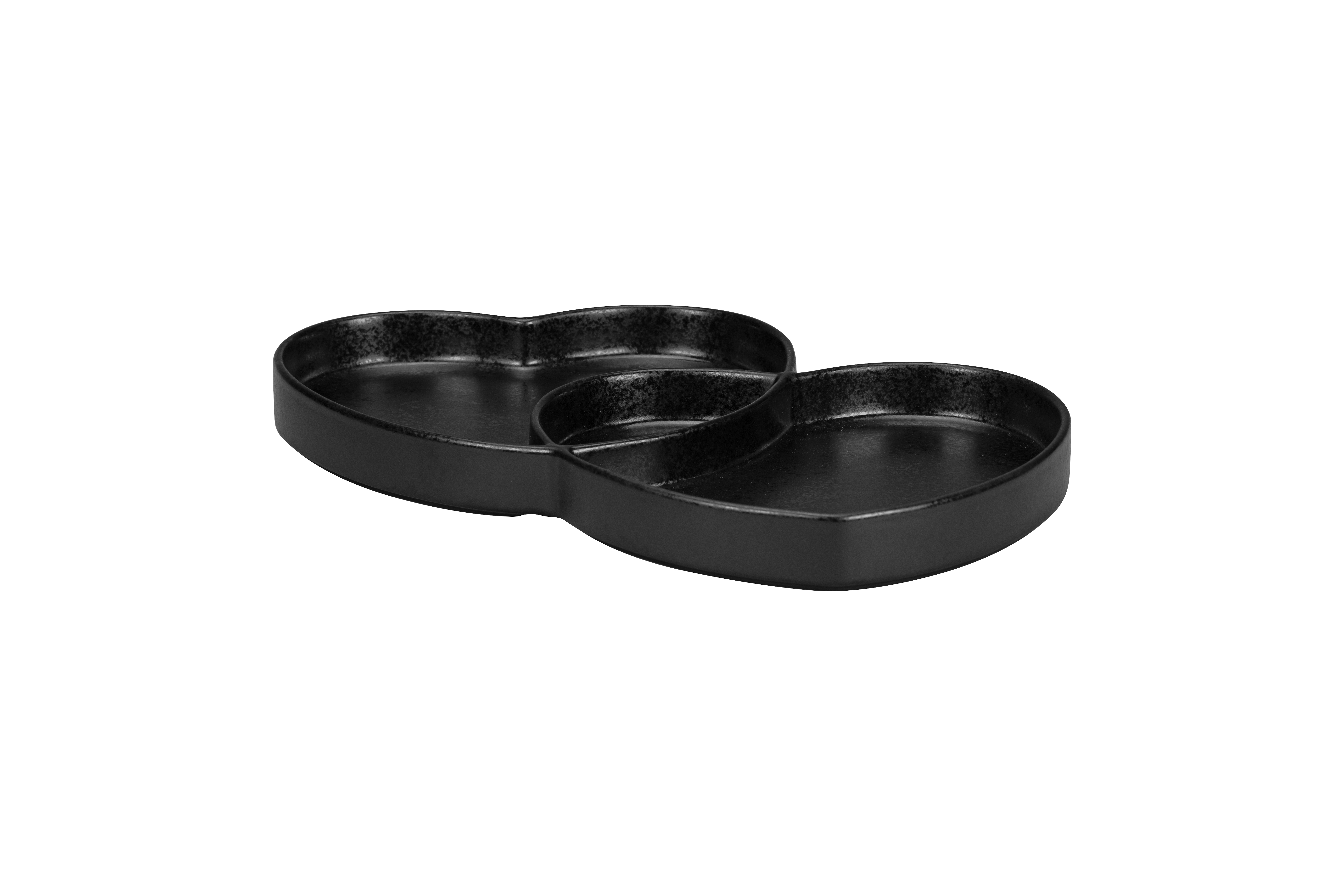 Teller tief zum Teilen 29x26,4x3cm 0,85L CLICHÉ karbon black