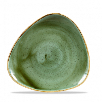 137044 Teller flach drei. 22,9cm STONECAST samphire green