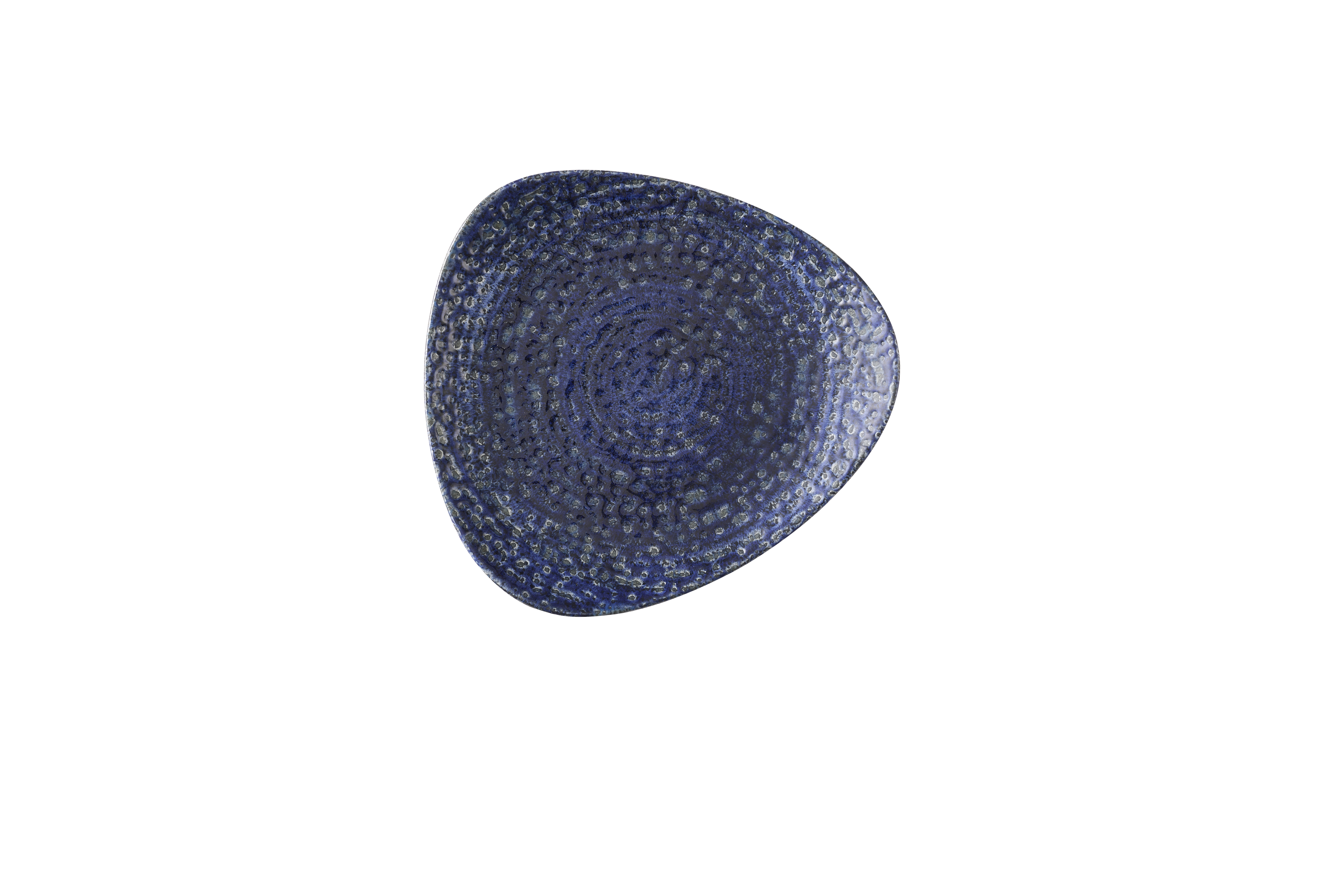 Teller flach dreieckig 26,5cm HOMESPUN CHROMA twilight Teller flach dreieckig 26,5cm HOMESPUN CHROMA twilight