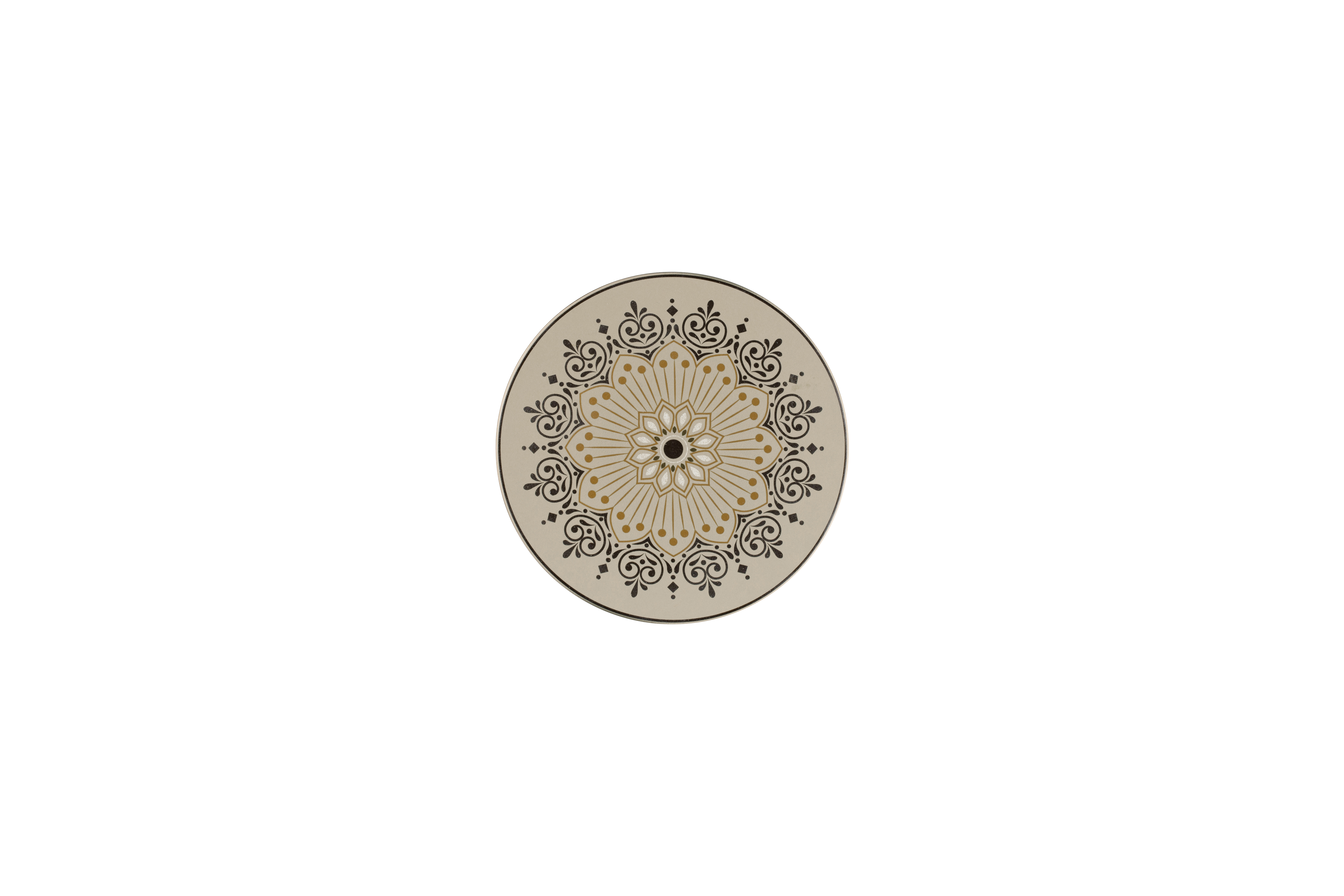 Teller flach Ø15,7cm H1,6cm ARGILA CARTAGENA decorated grey Teller flach Ø15,7cm H1,6cm ARGILA CARTAGENA decorated grey