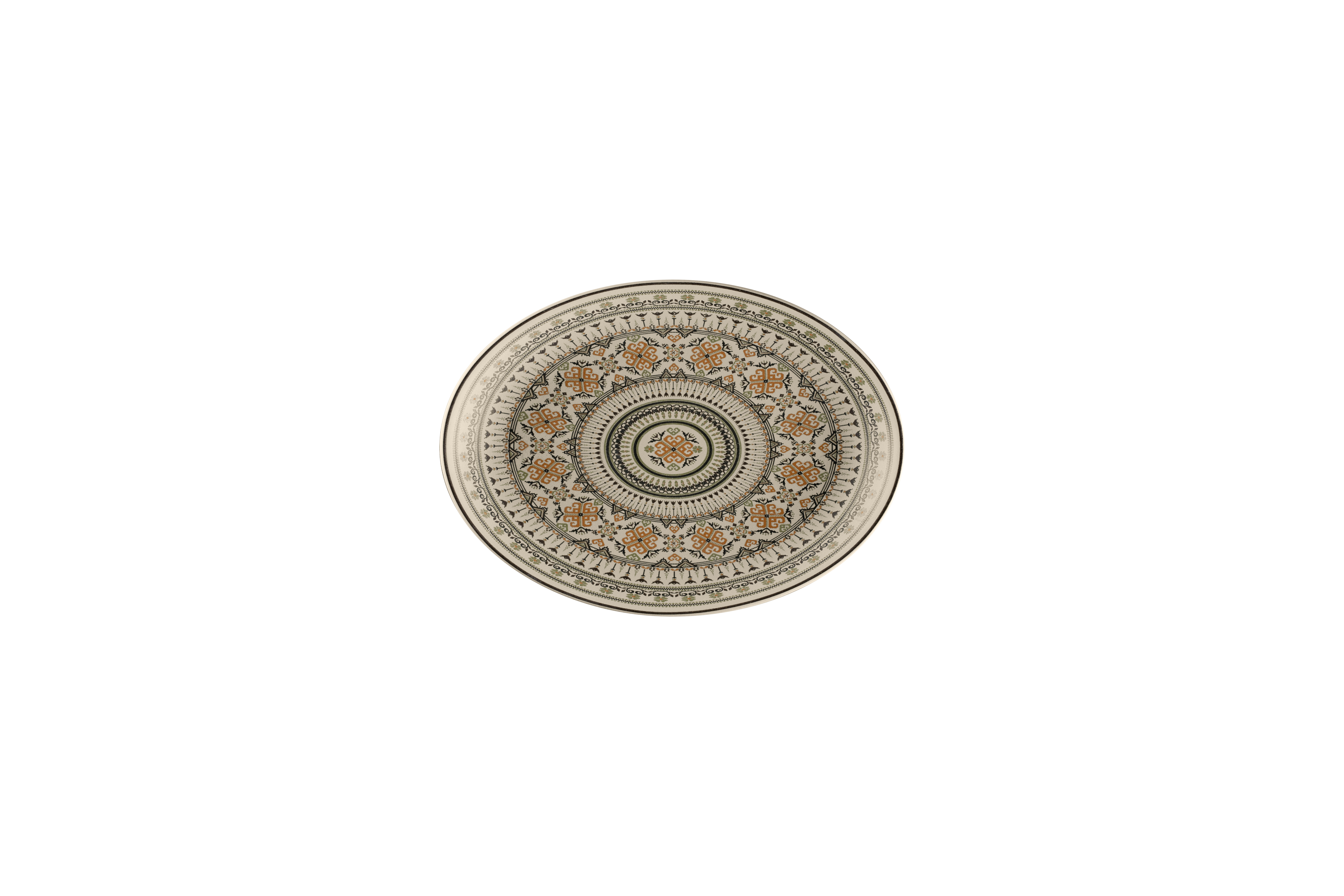 Platte oval 21x15x2,5cm ARGILA GENOA decorated grey Platte oval 21x15x2,5cm ARGILA GENOA decorated grey