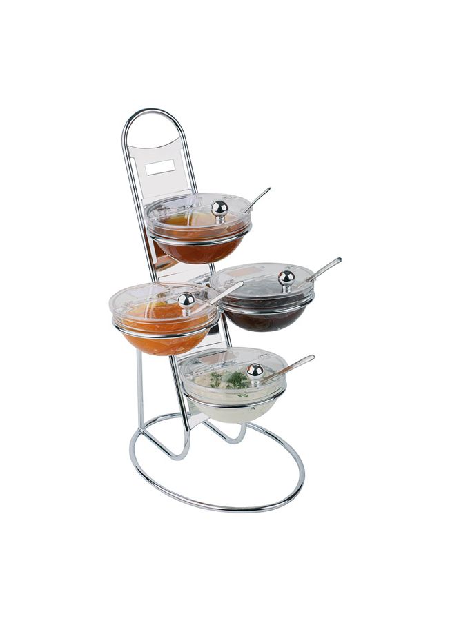 65578 Büfett-Leiter LITTLE 3-stufig D:30cm Höhe 48cm