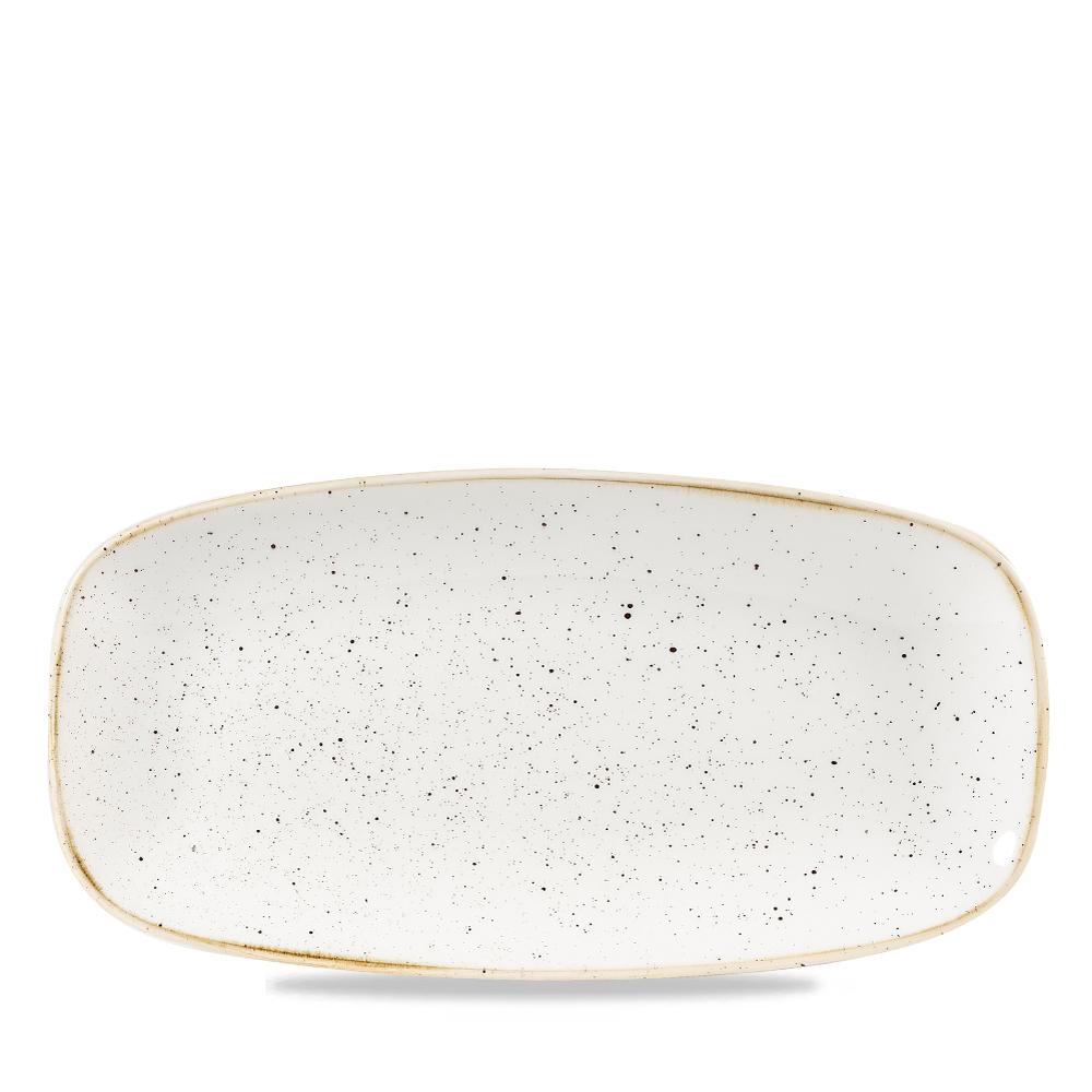Platte 26,9x12,7cm No. 2 STONECAST barley white