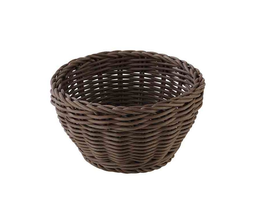 126669 Korb rund D:16cm H:8cm PROFI LINE braun