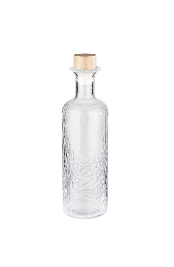 Glasflasche WABE Ø 8 cm, H: 28 cm, 0,8 Liter