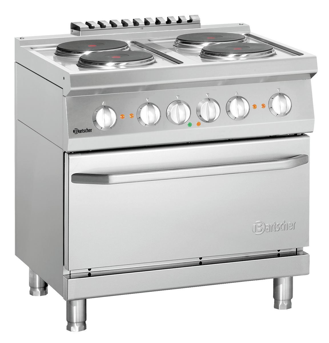 127659 Elektroherd 4 Platten 400V Unterbau Elektro-Backofen