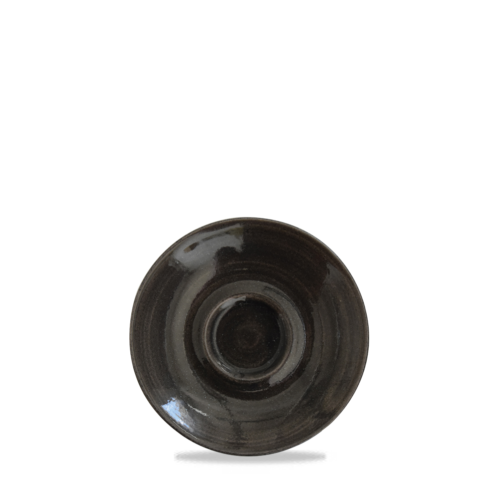 Espressountertasse 11,8cm STONECAST PATINA Iron Black