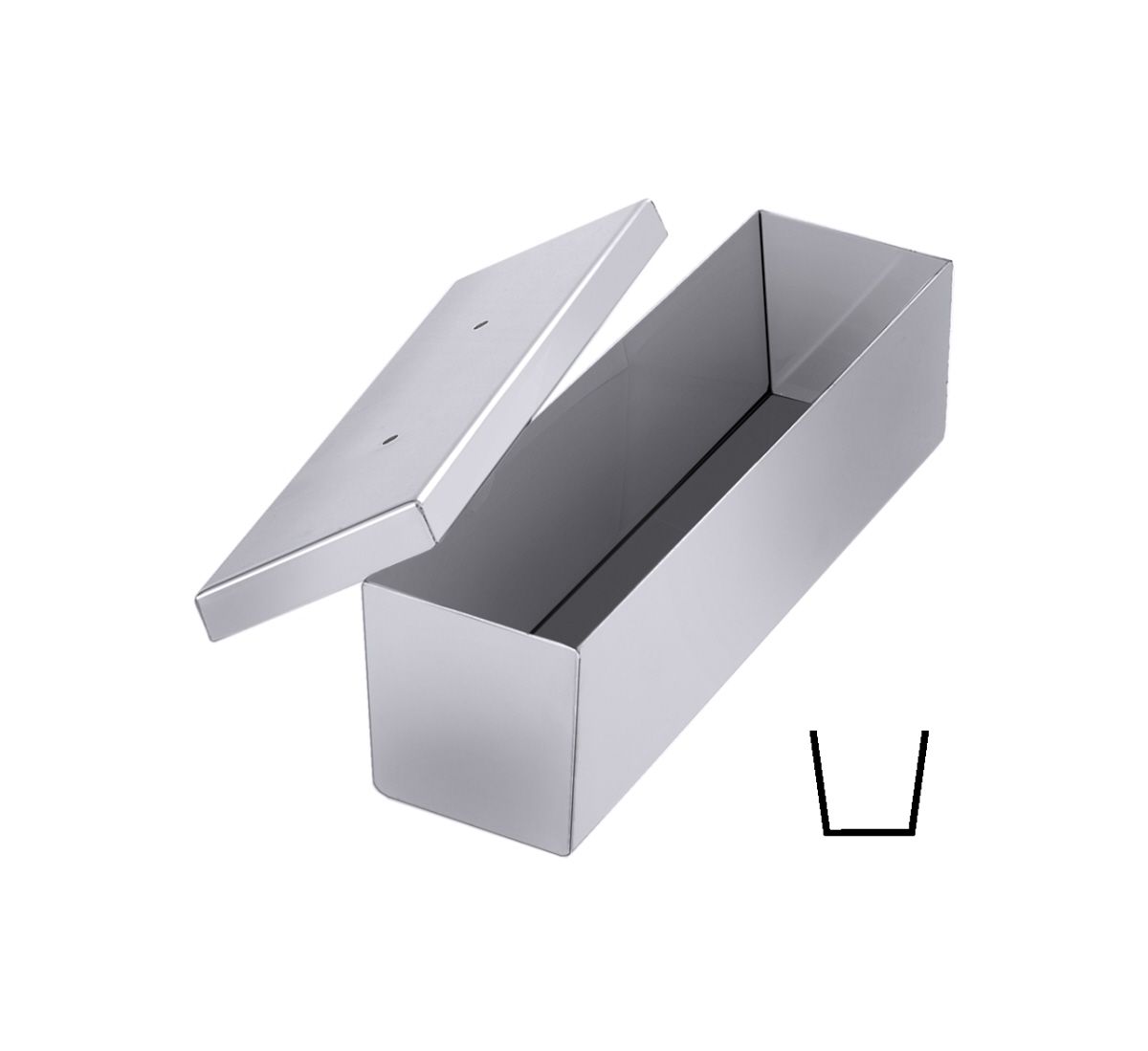 43113 Pastetenform mit Deckel L: 30cm B: 8cm H: 7cm