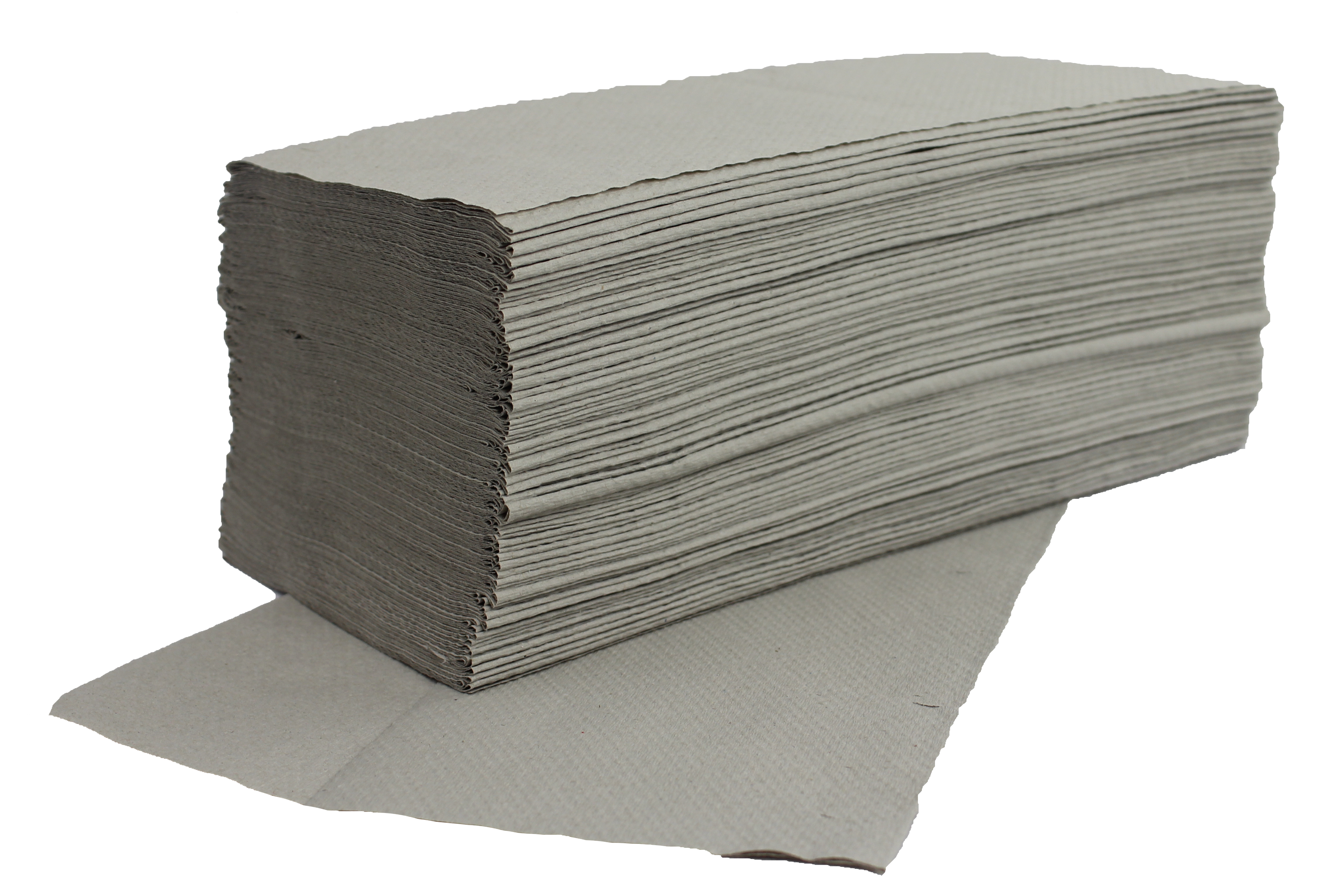 5000 Stück Handtuchpapier Zick-Zack grau