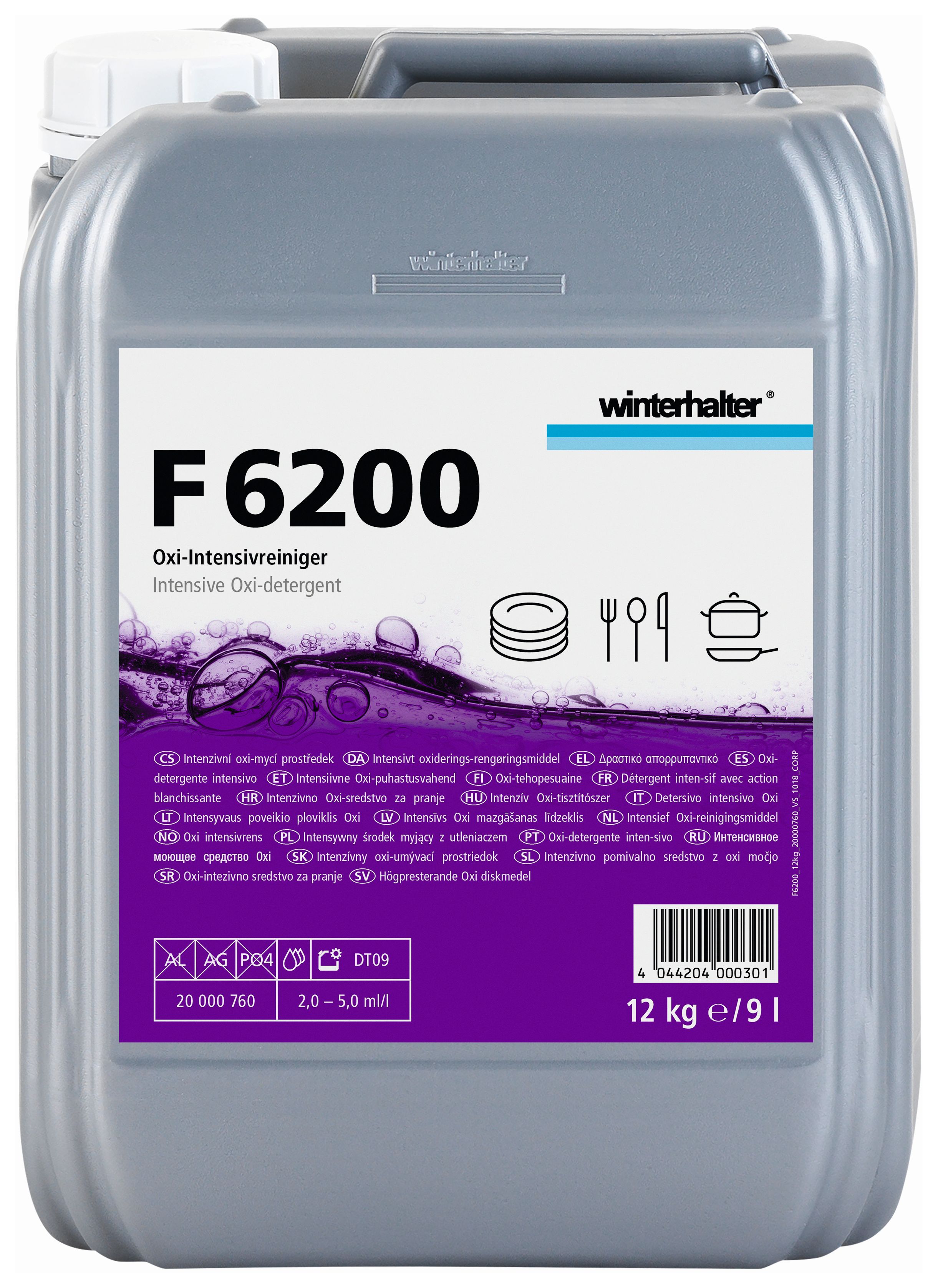 147275 Hochleistungsreiniger mit Oxikraft F 6200 12 kg Kanister