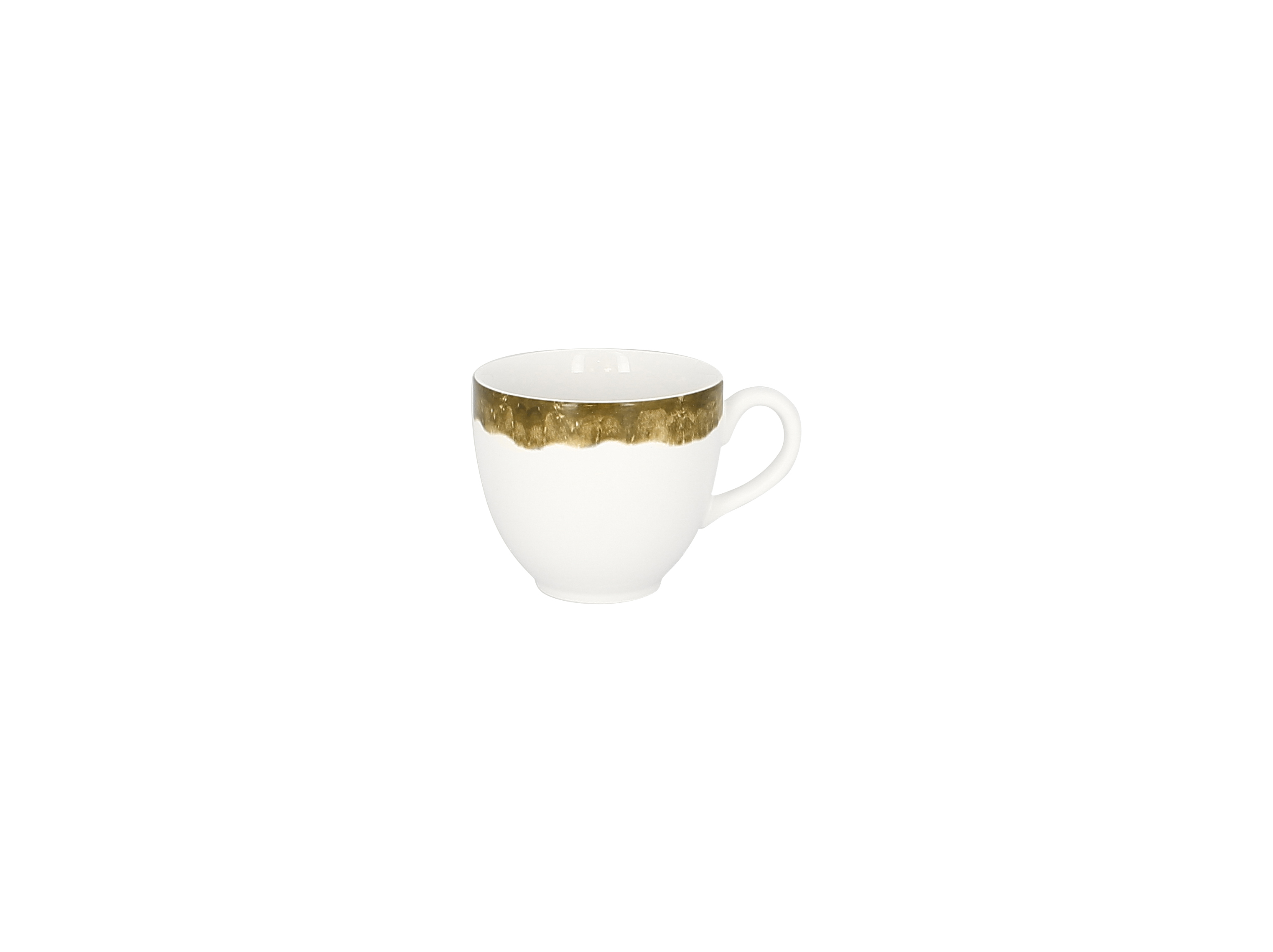 159778 Kaffeetasse 9cm / 0,28l FUSION WOODART moss-green