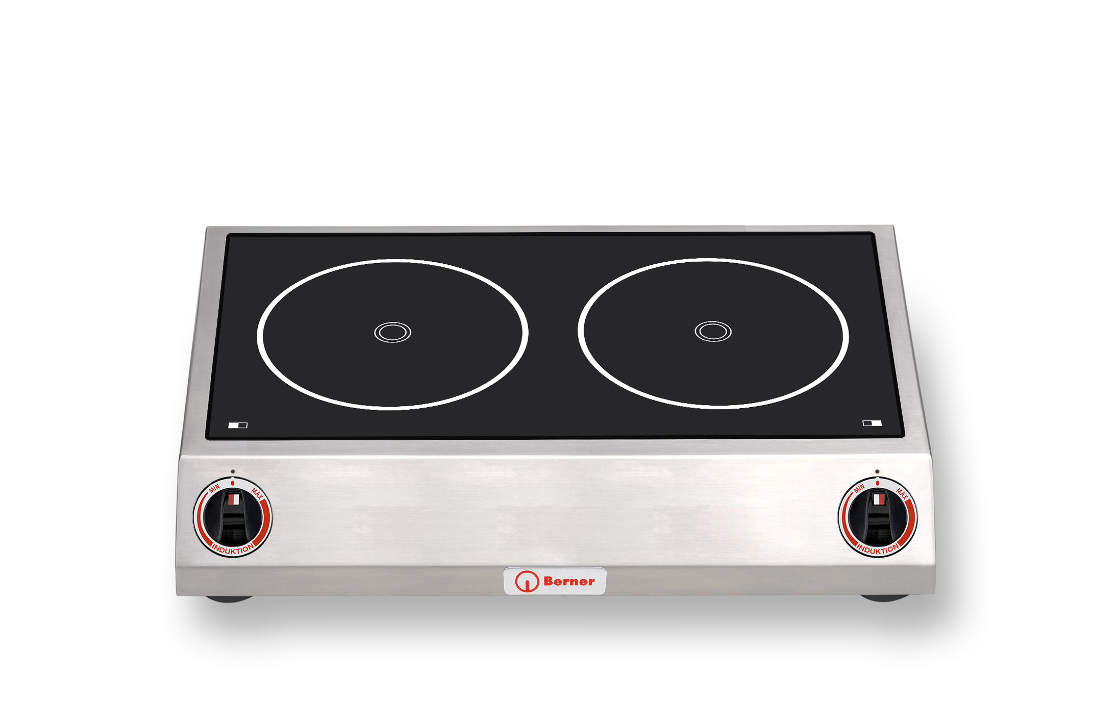 158822 Induktionsherd 2 Platten a 1,8 kW Auftischgerät