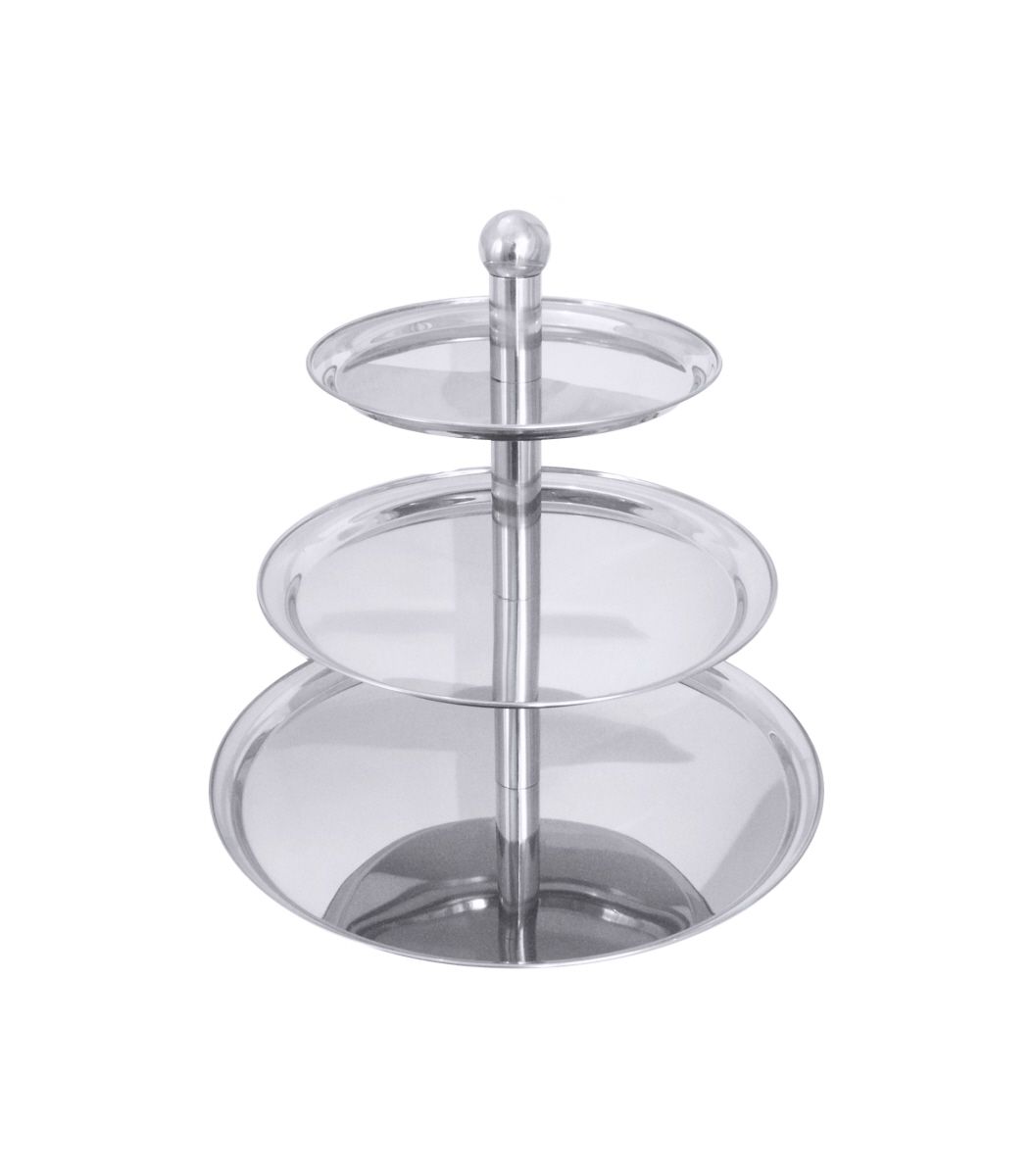 60261 Etagere dreistufig D:30cm / 40cm / 50cm H:49cm