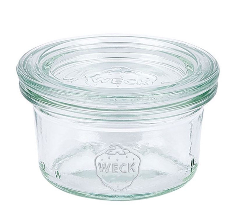 121406 24 Stück Weckglas 50ml mit Deckel Mini-Sturz