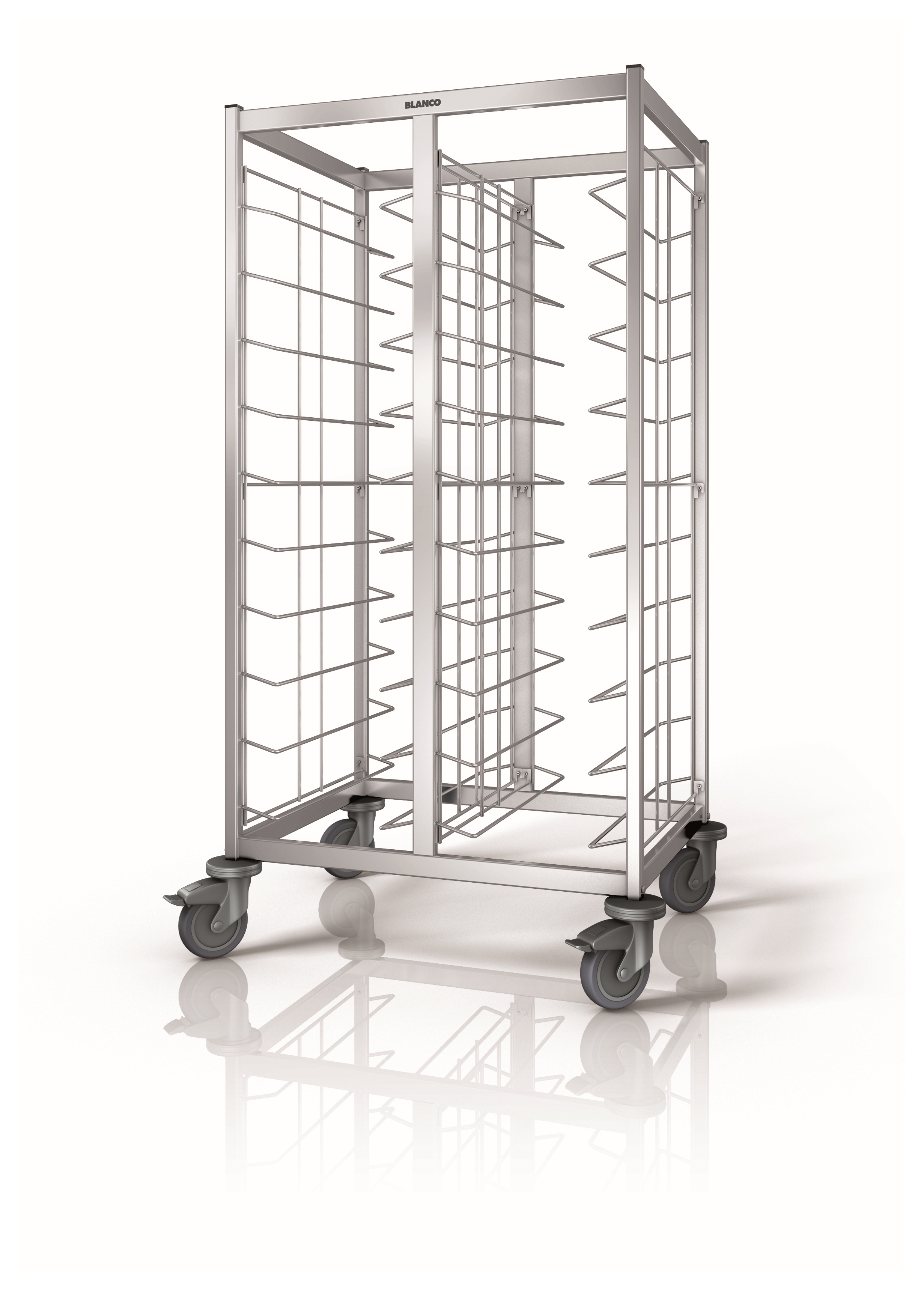 123894 Tablett-Abräumwagen TAW-2X10-GN