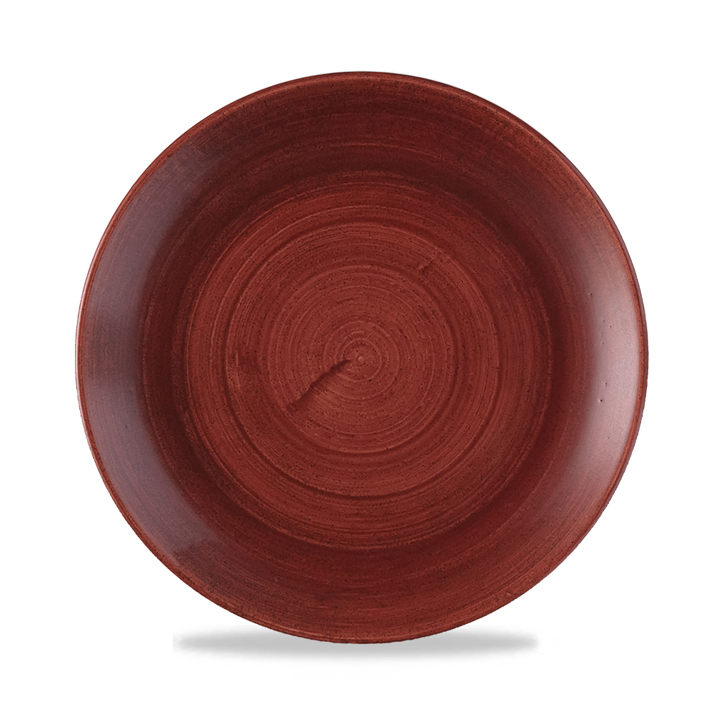 Teller rund 21,7cm STONECAST PATINA Red Rust