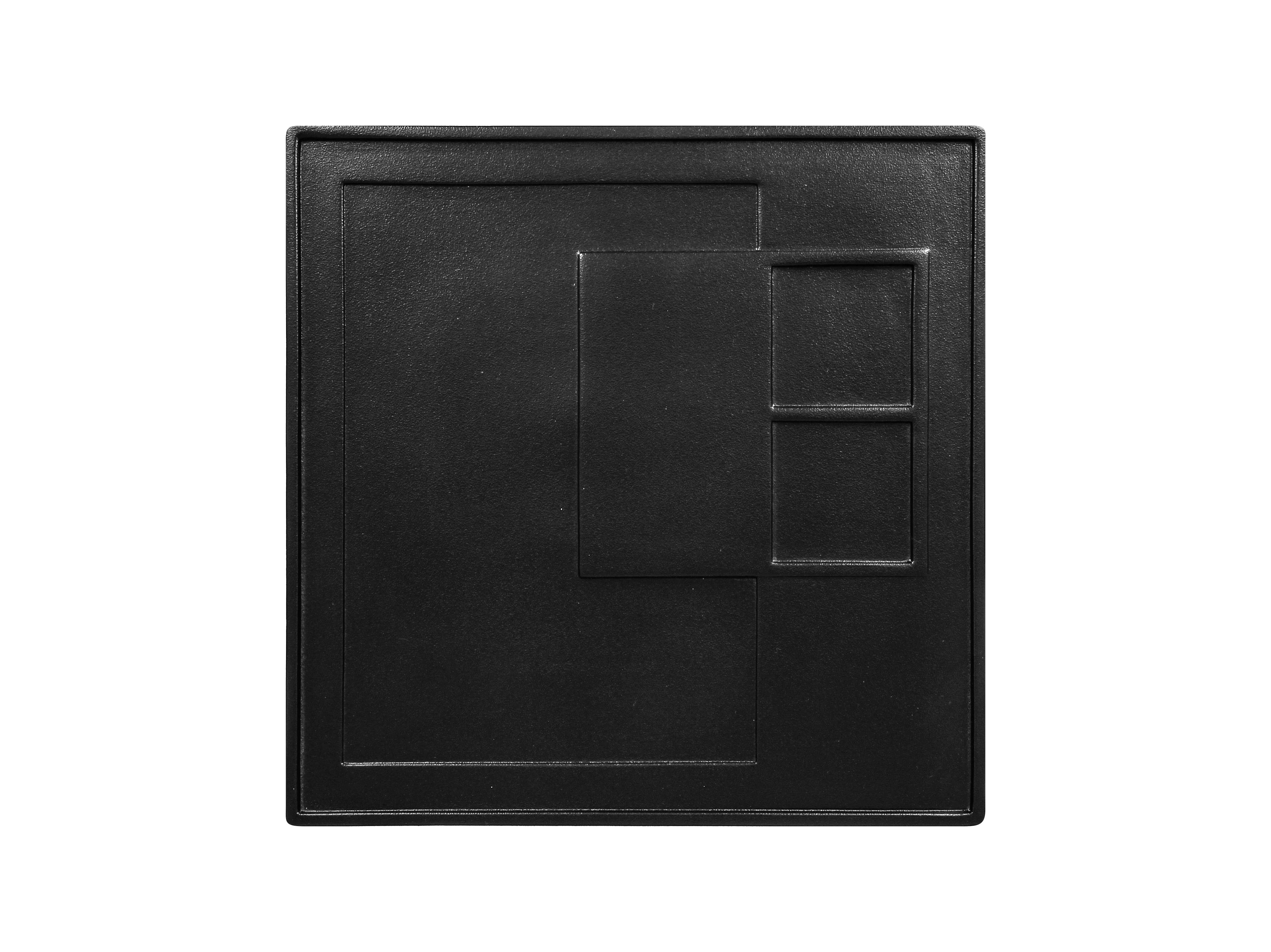 Platte quadratisch Abura 30x30cm EPIC SENSATION schwarz