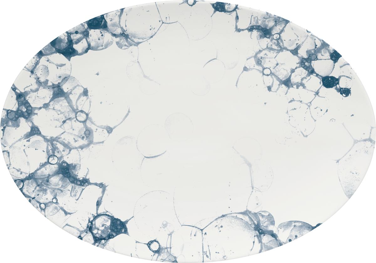Platte oval coup 38x27cm UNLIMITED bubbles Platte oval coup 38x27cm UNLIMITED bubbles