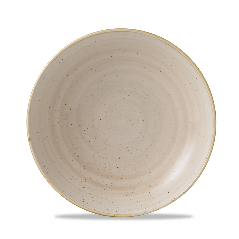152361 Teller tief coup 18,2cm STONECAST nutmeg cream