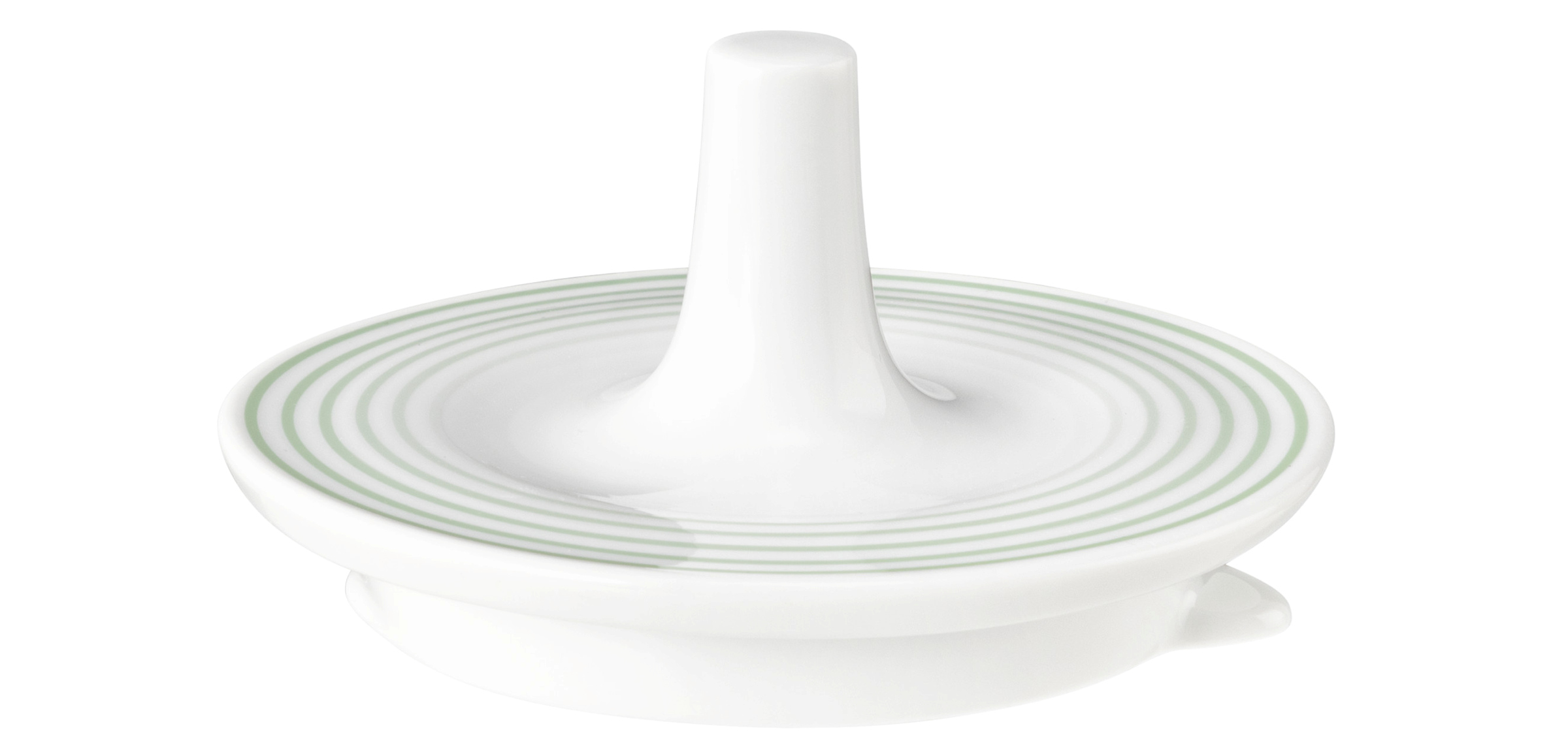 Teekannen-Deckel mit Relief 1 BLUES salbeigrün Teekannen-Deckel mit Relief 1 BLUES salbeigrün