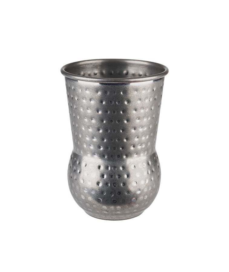 Becher JULEP MUG Ø 8 cm, H: 11,5 cm Antik-Edelstahl-Look