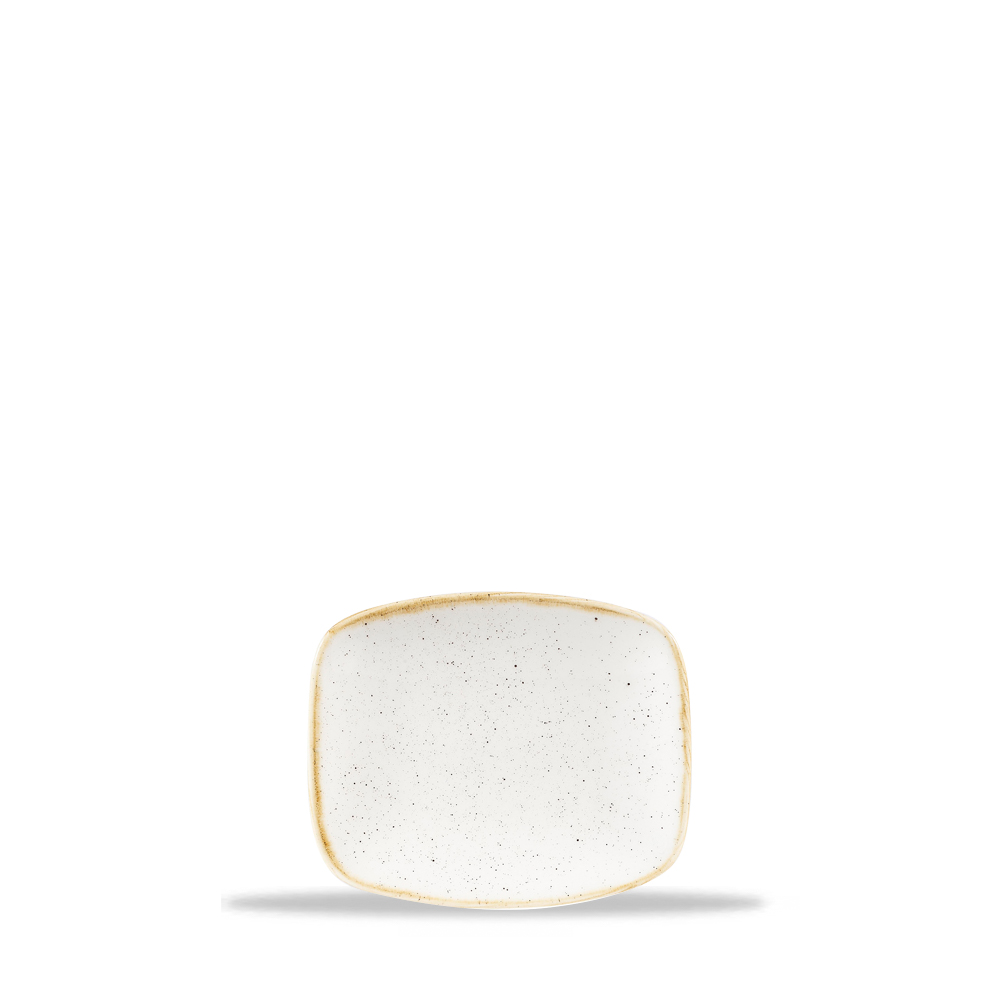 Platte 15,4x12,6cm No. 5 STONECAST barley white
