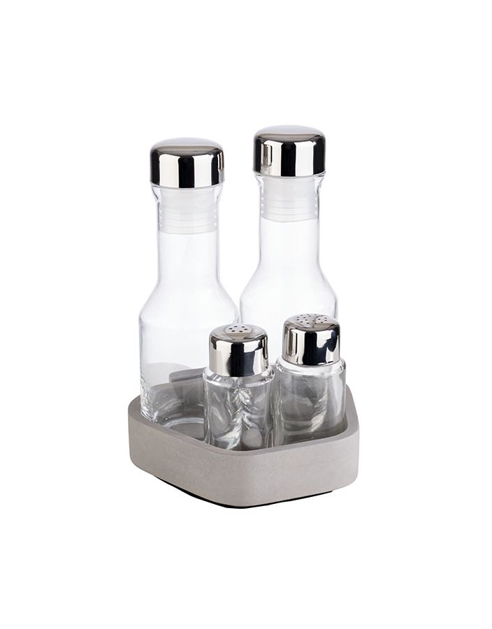 140536 Menage 4-teilig E/Ö/S/P 14 x 13,5 cm, H: 20 cm ELEMENT