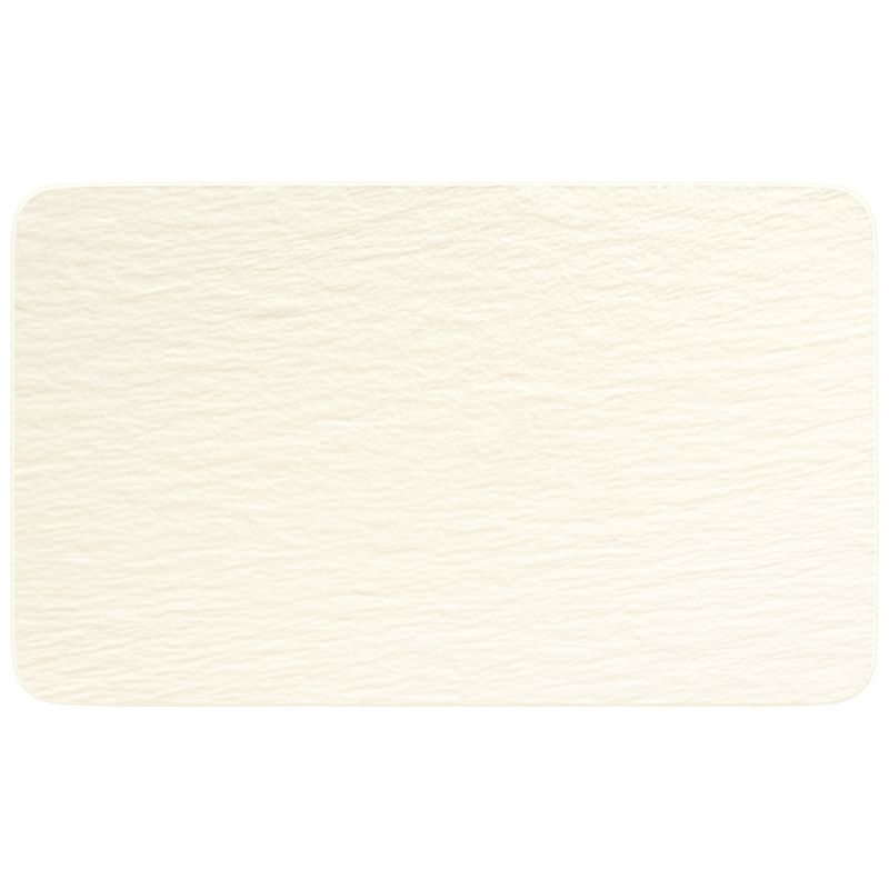 Platte rechteckig 28x17x1,5cm THE ROCK White Glacier Platte rechteckig 28x17x1,5cm THE ROCK White Glacier
